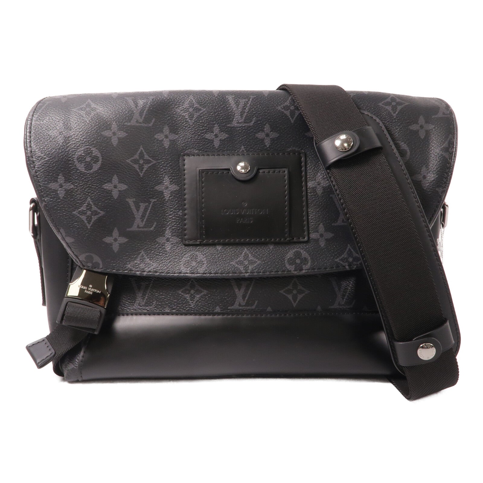 LOUIS VUITTON Monogram Eclipse Voyager PM肩背袋