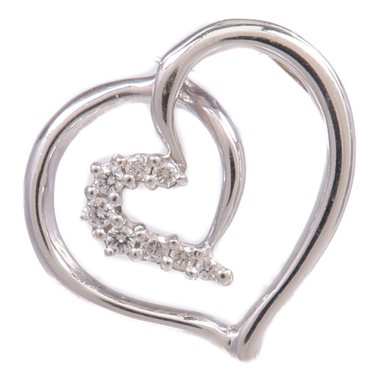 JEWELRY 【激減優惠】18K白金Diamond Pendant Top鑽石吊墜
