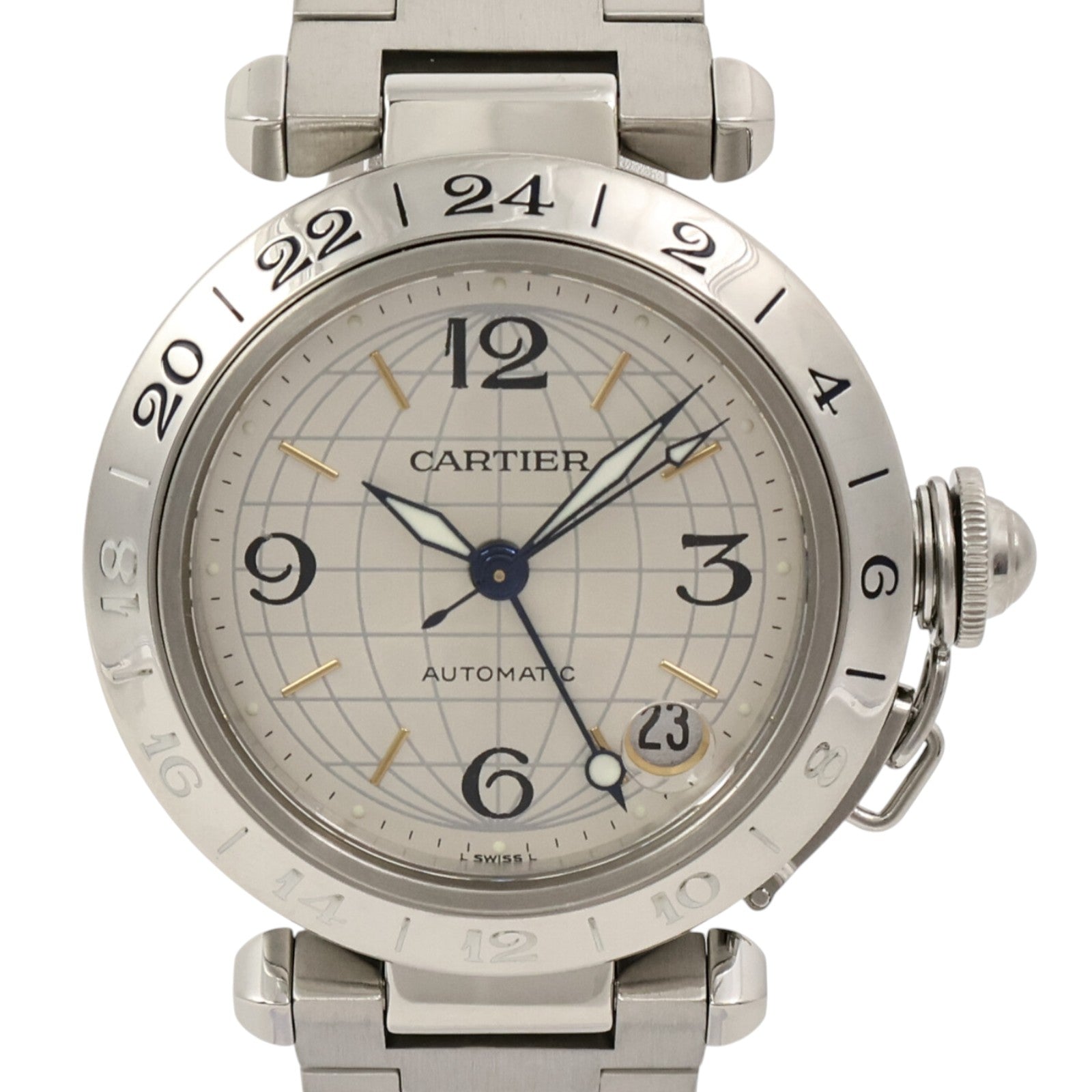 CARTIER Pasha C GMT W31029M7