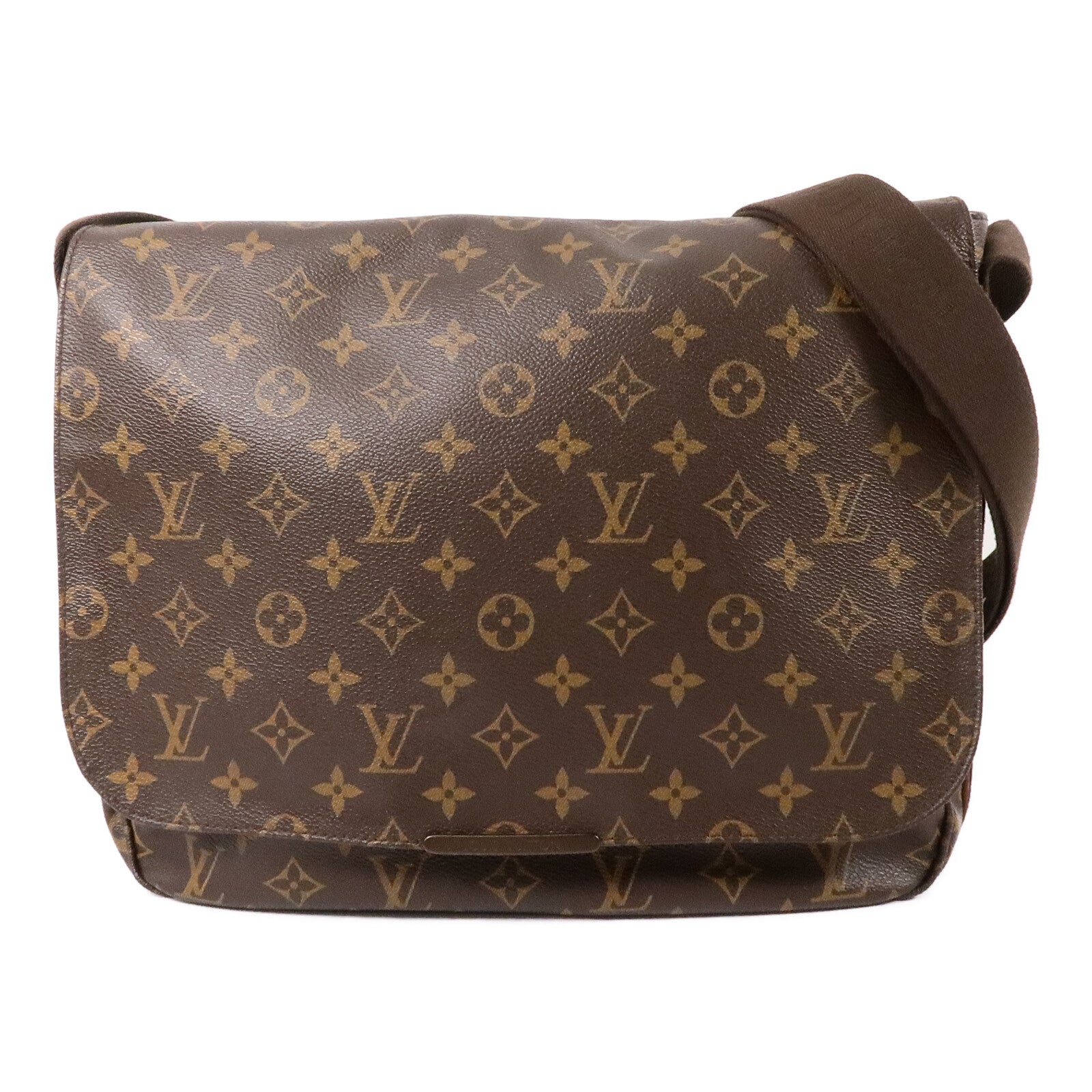 LOUIS VUITTON Monogram Beaubourg MM金扣肩背袋