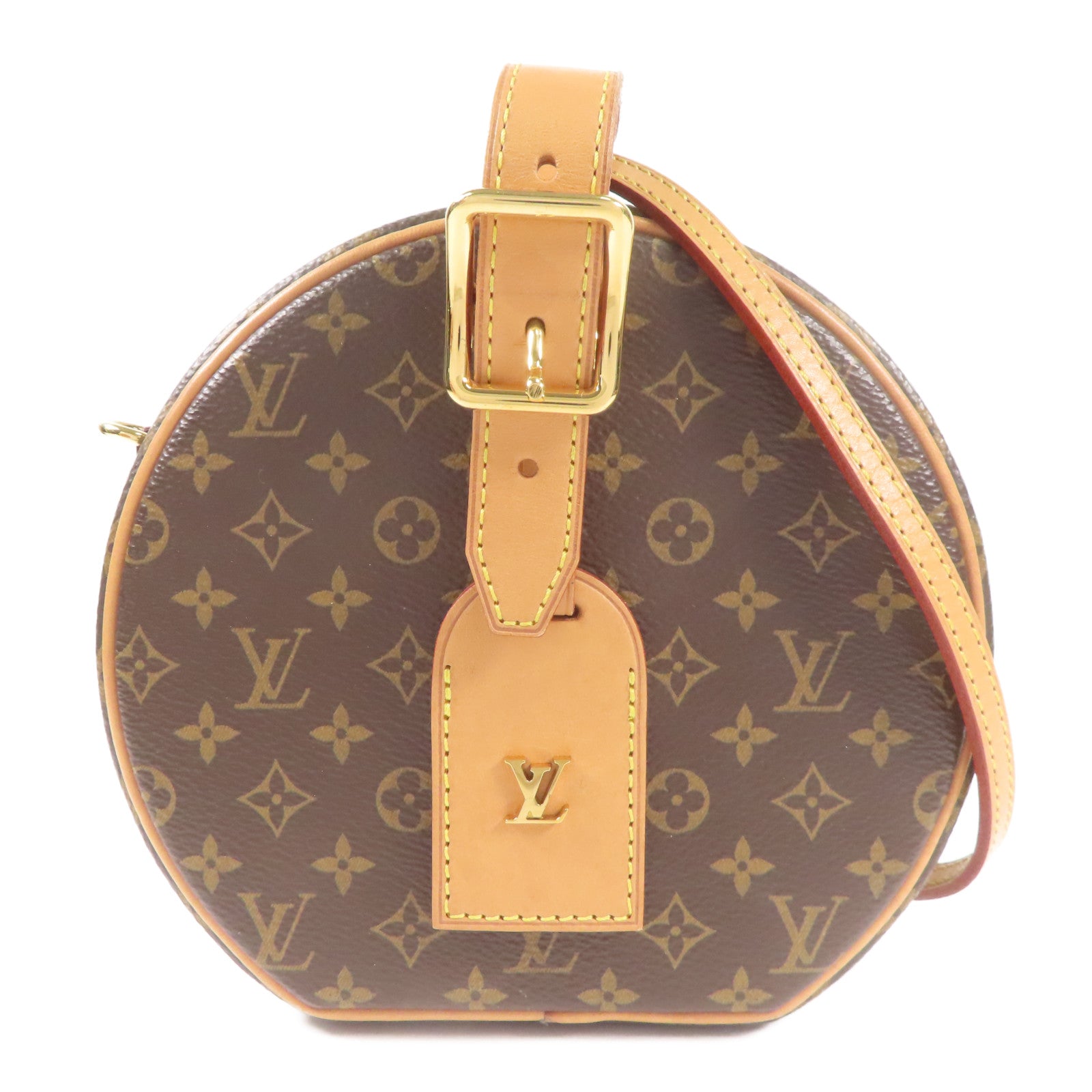 LOUIS VUITTON 【激減優惠】Monogram Petite Boite Chapeau金扣手挽肩背兩用袋