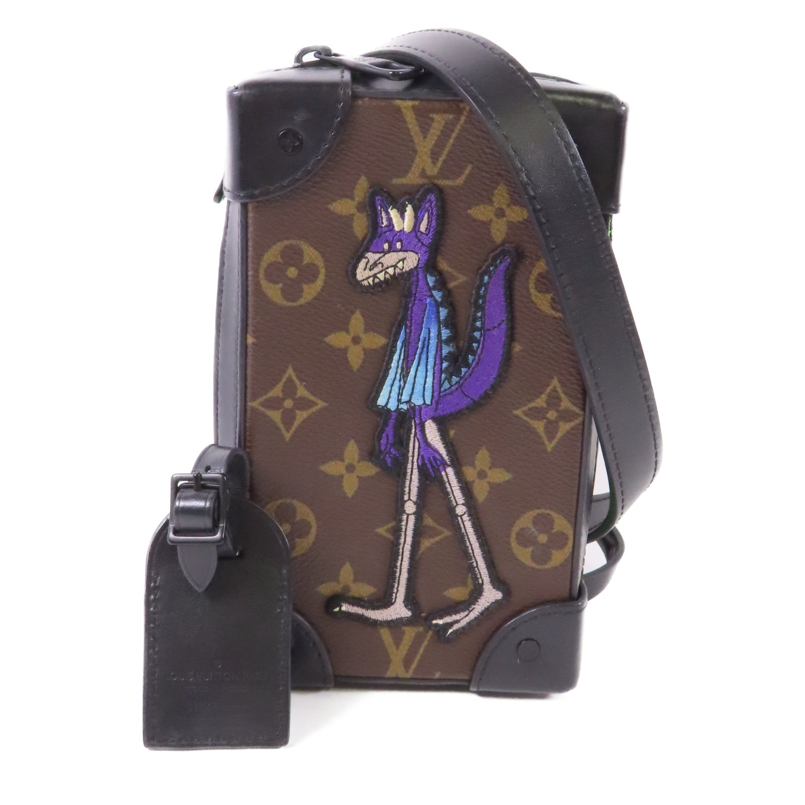 LOUIS VUITTON LV GHW Soft Trunk Phone Box Shoulder Bag M80144 Monogram Brown