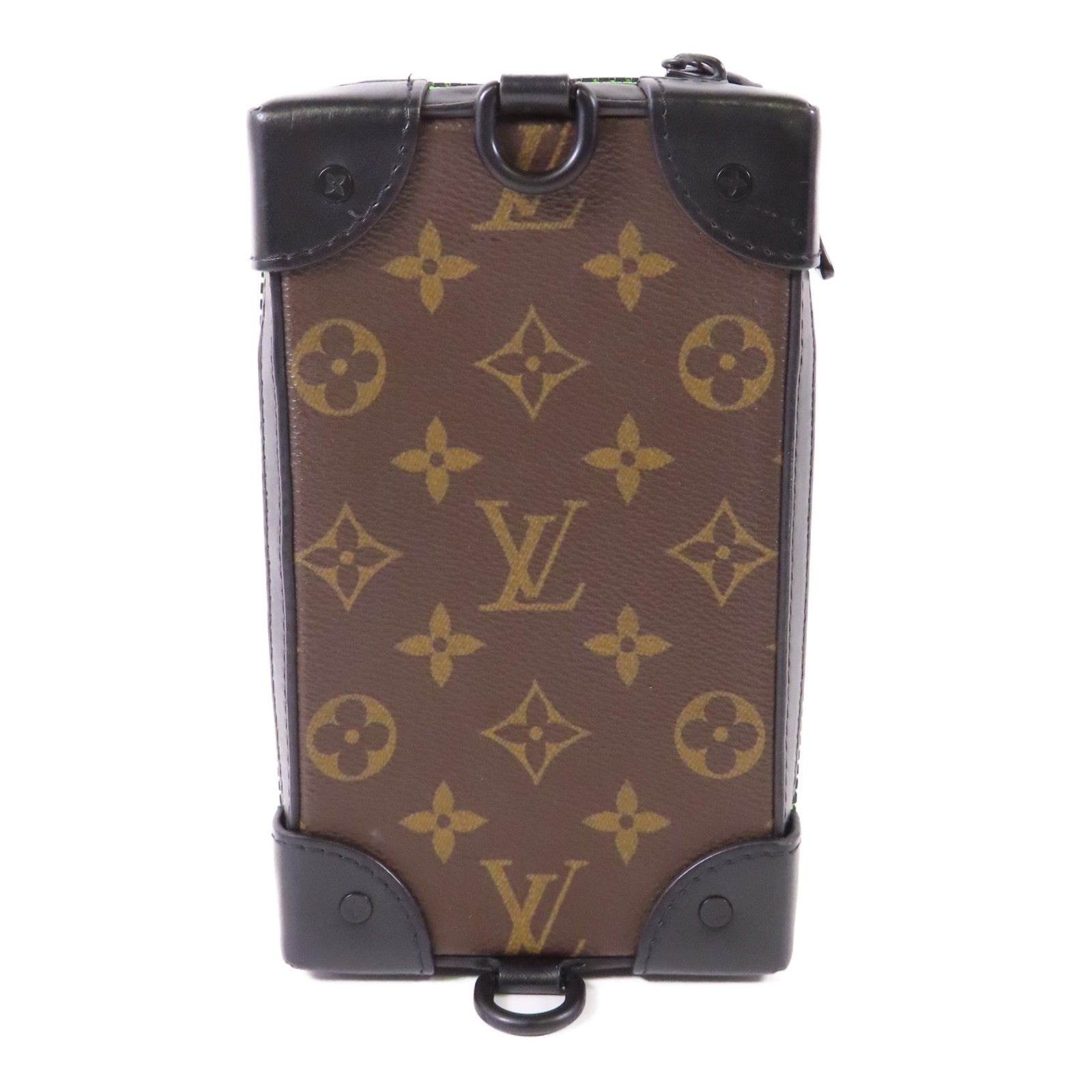 LOUIS VUITTON LV GHW Soft Trunk Phone Box Shoulder Bag M80144 Monogram Brown