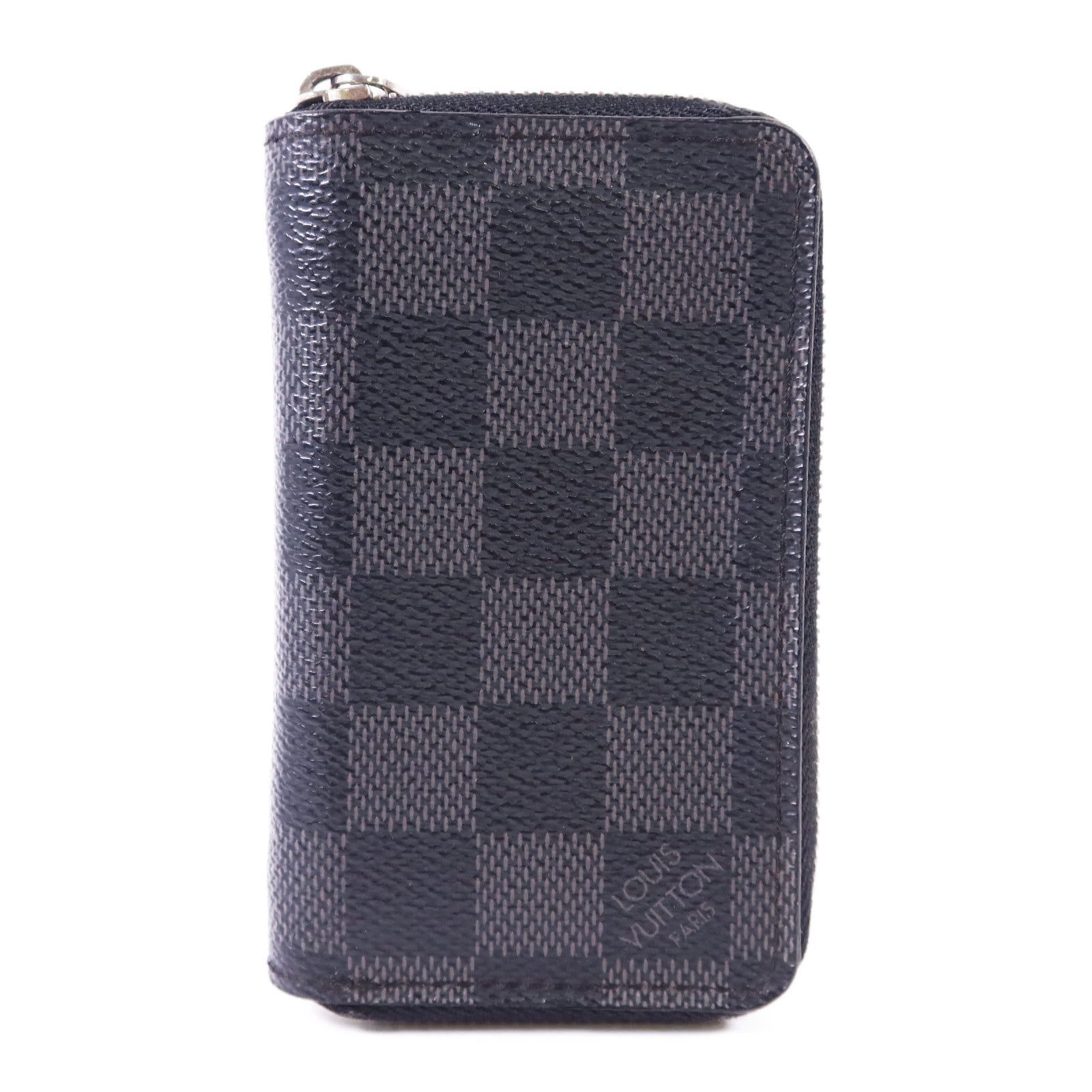 LOUIS VUITTON Damier Graphite Card Case銀扣卡片套