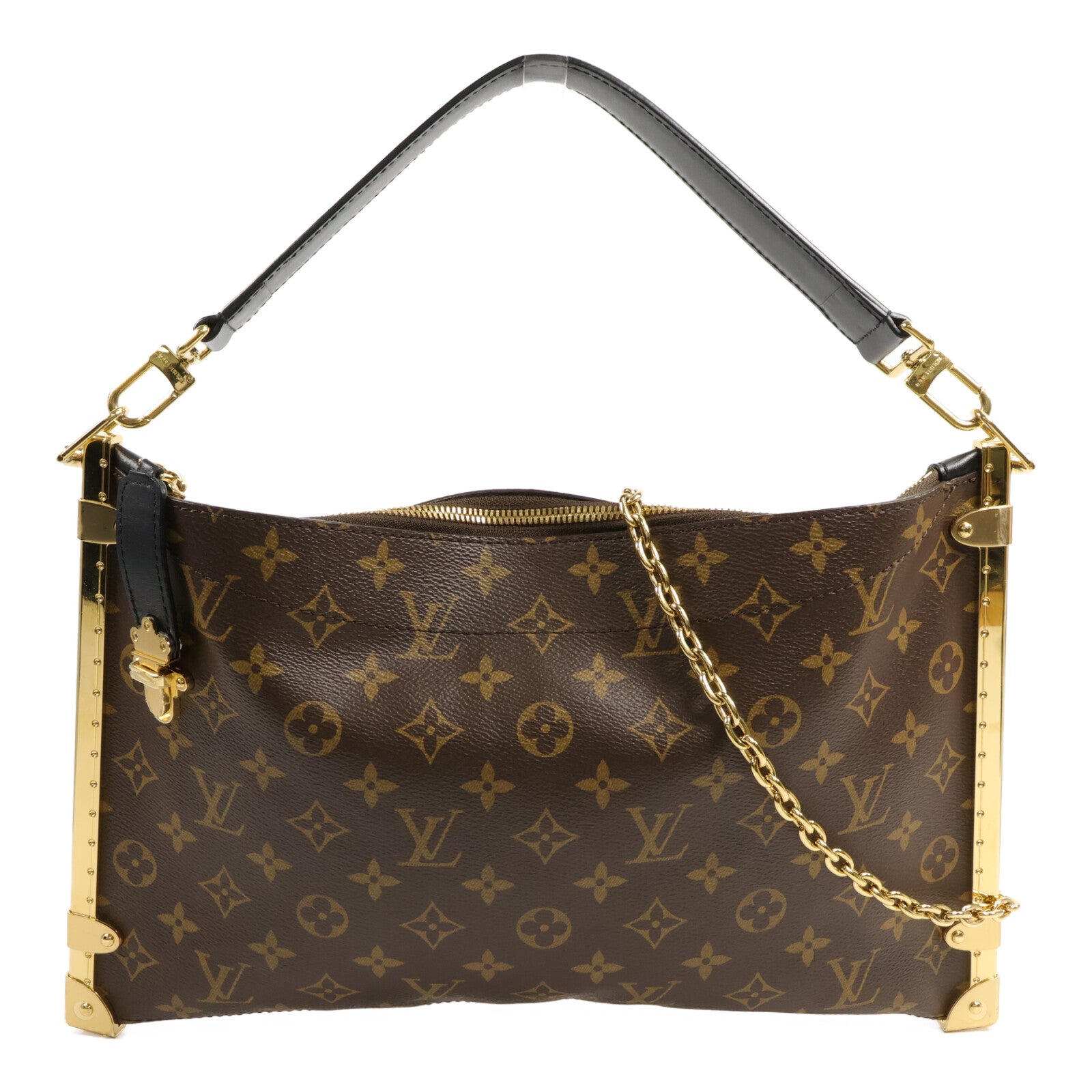 LOUIS VUITTON Monogram Lucky Trunk鏈帶肩背袋