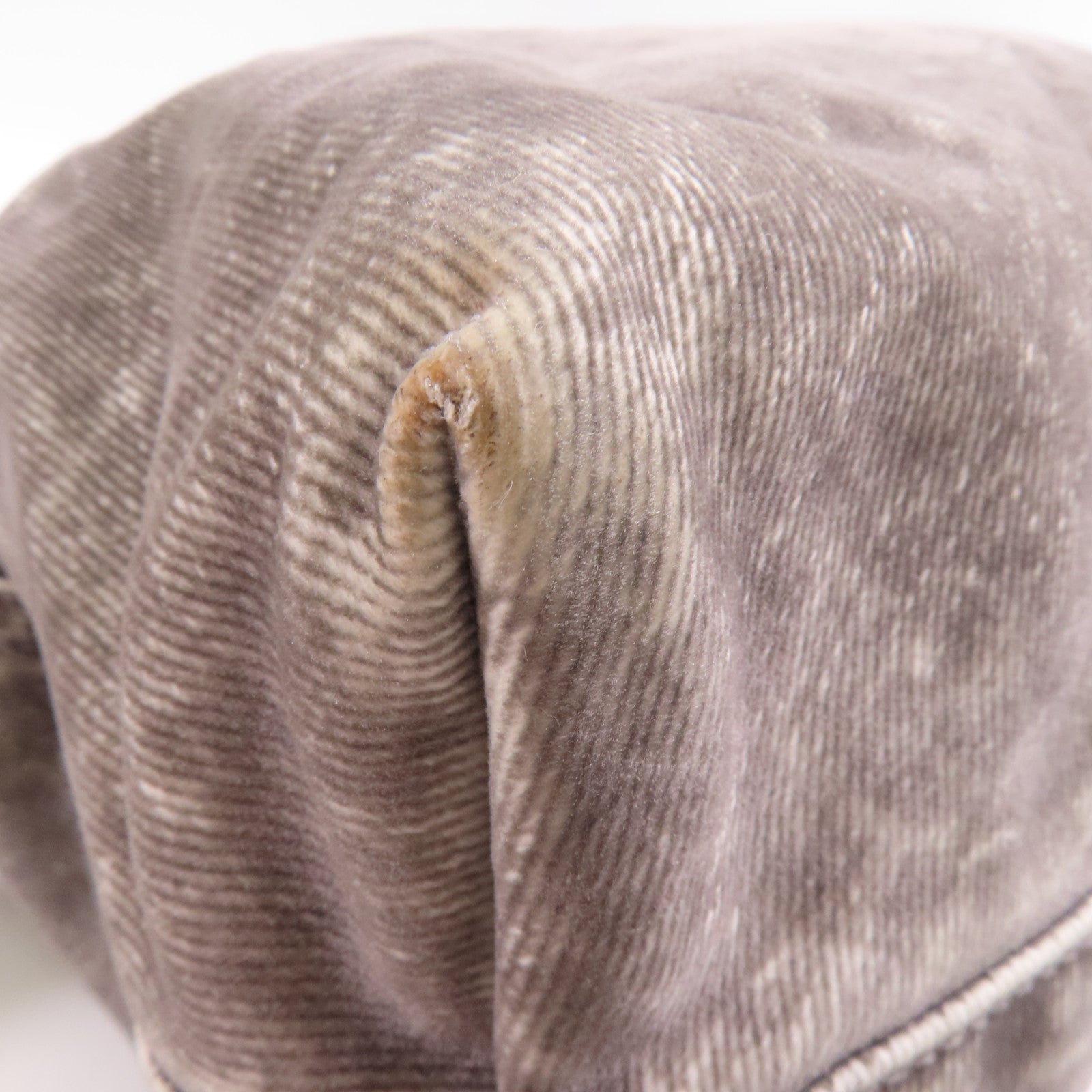 LOEWE 牛仔布Flamenco Clutch銀扣肩背袋