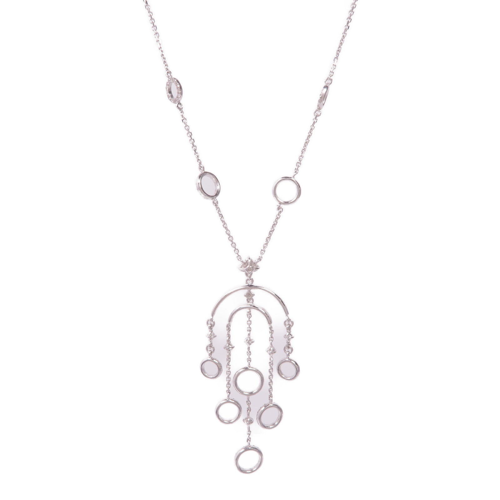 JEWELRY 18K白金Diamond Necklace鑽石項鍊
