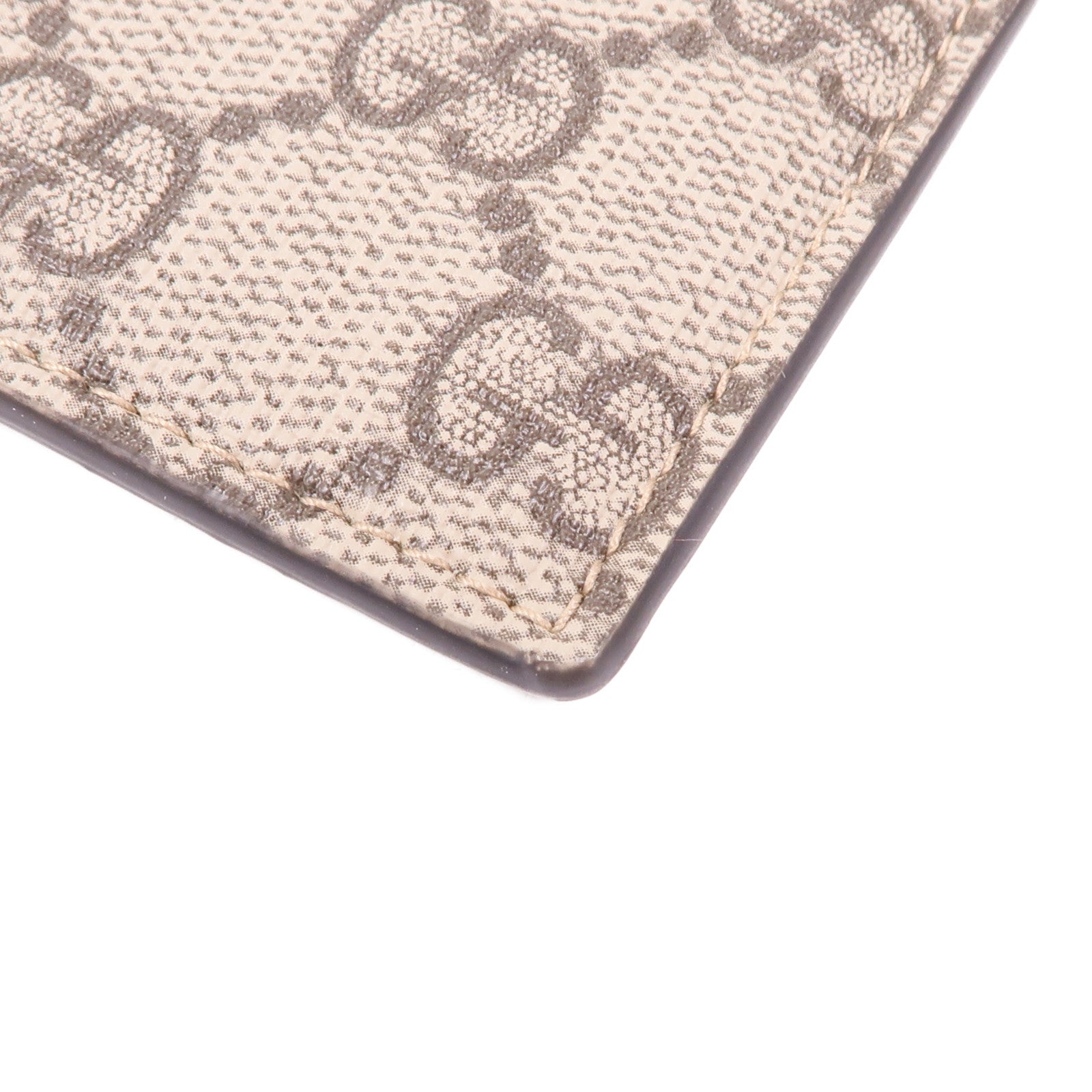 GUCCI 塗層帆布Gucci x Balenciaga Card Case金扣卡片套