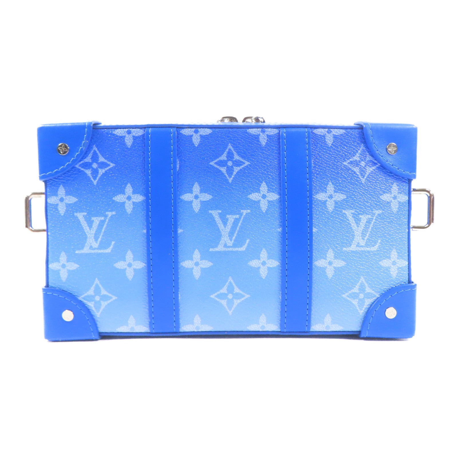 LOUIS VUITTON LV SHW Soft Trunk Wallet Shoulder Bag M45432 Monogram Clouds Blue
