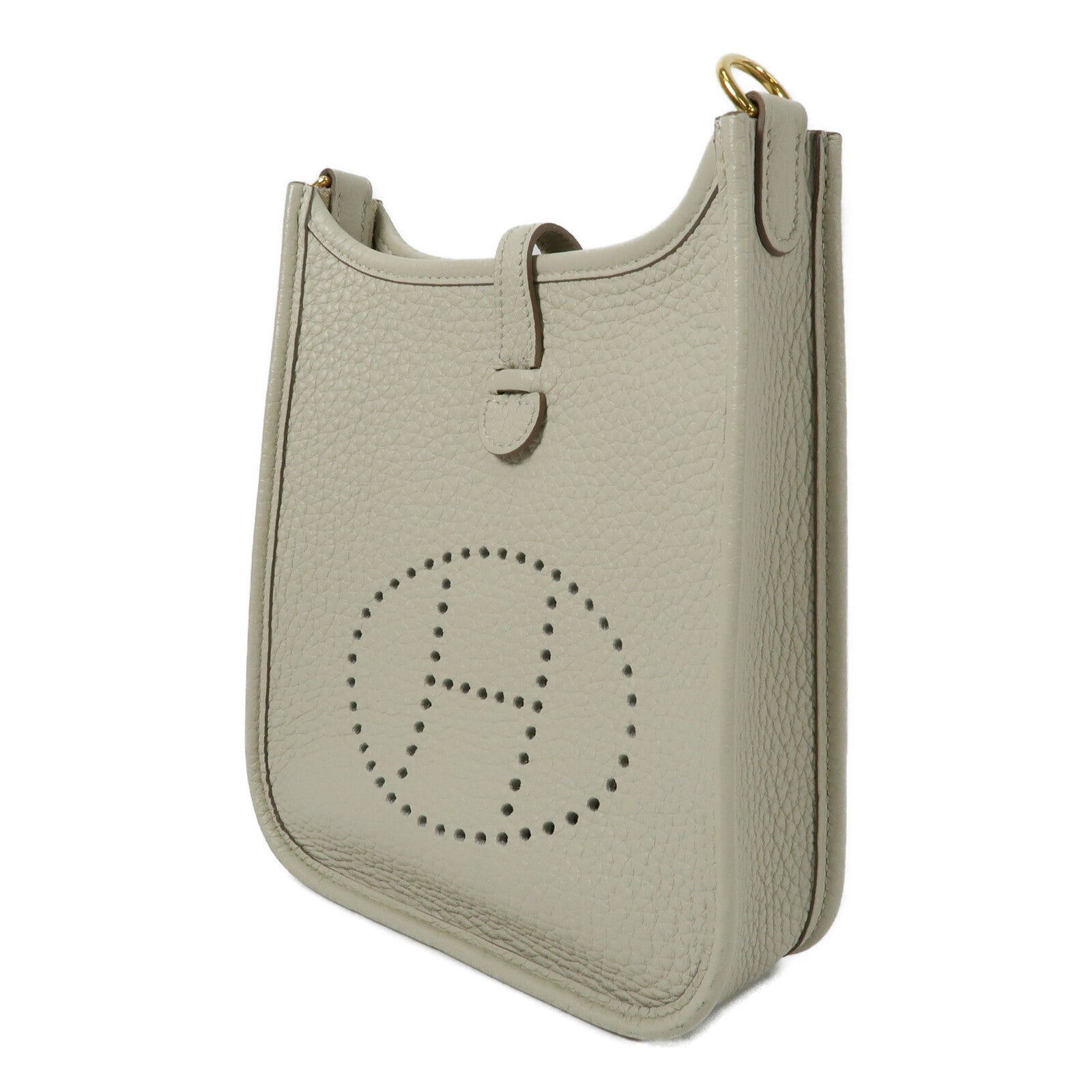 HERMES Clemence皮革Evelyne TPM肩背袋Beton