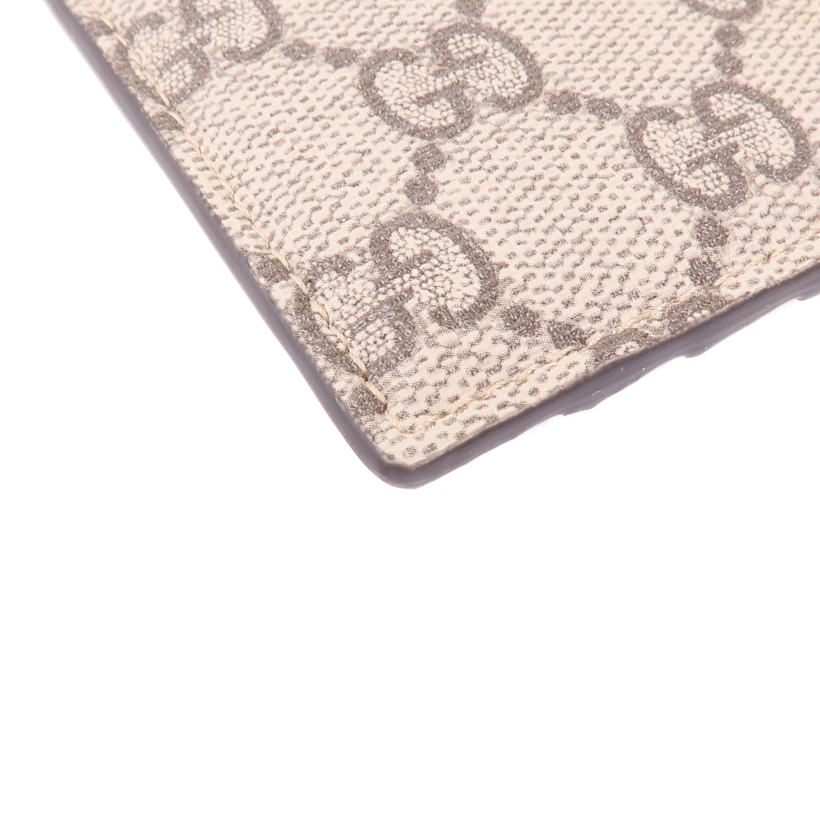 GUCCI 塗層帆布Gucci x Balenciaga Card Case金扣卡片套