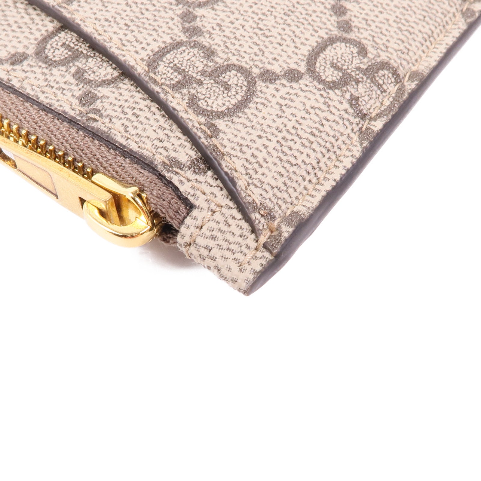 GUCCI 塗層帆布Gucci x Balenciaga Card Case金扣卡片套