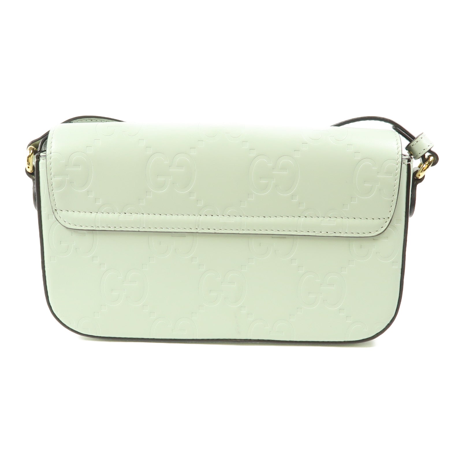 GUCCI 皮革GG Pochette金扣肩背袋