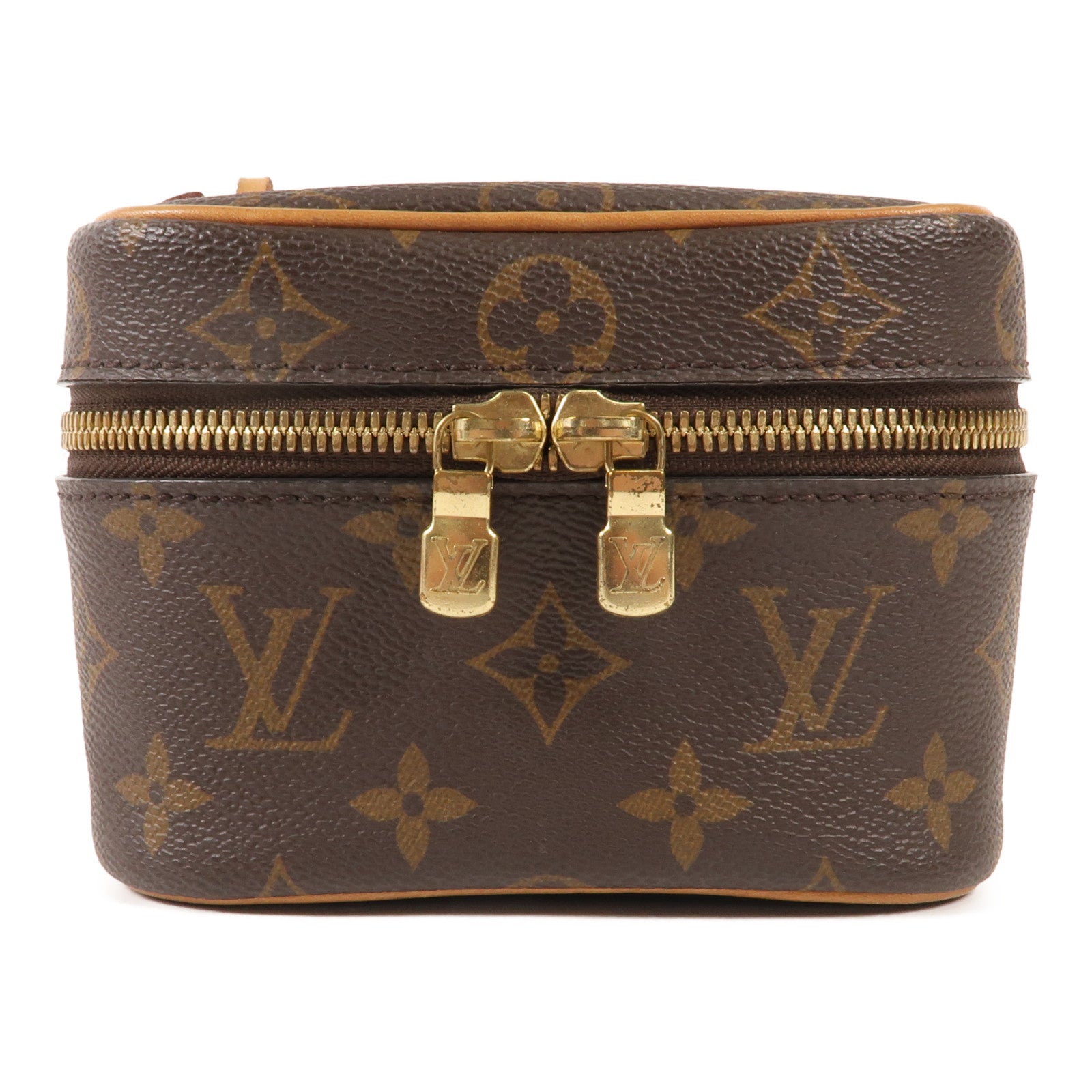 LOUIS VUITTON Monogram Nice Nano金扣化妝袋