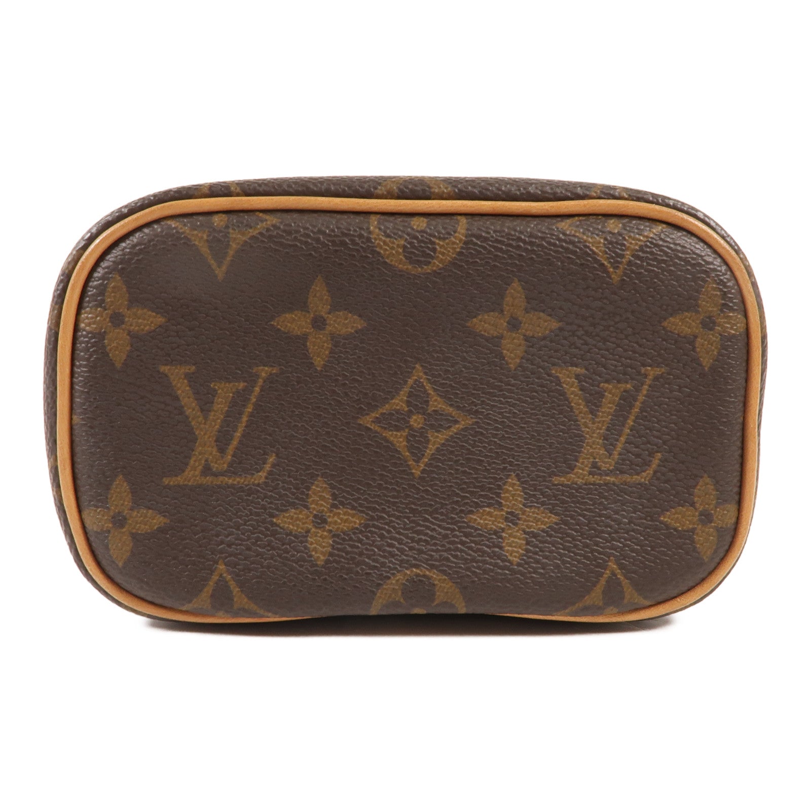 LOUIS VUITTON Monogram Nice Nano金扣化妝袋