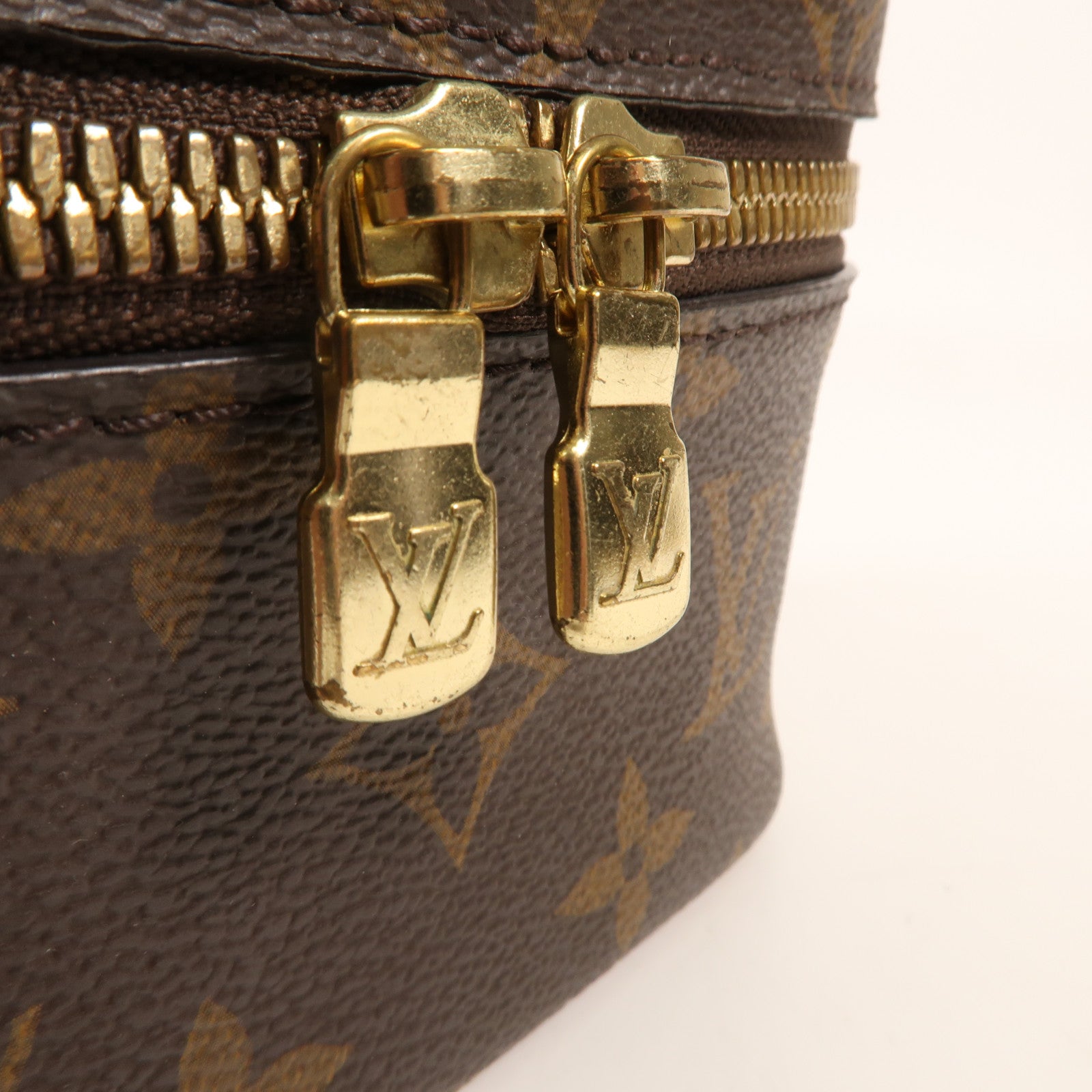 LOUIS VUITTON Monogram Nice Nano金扣化妝袋