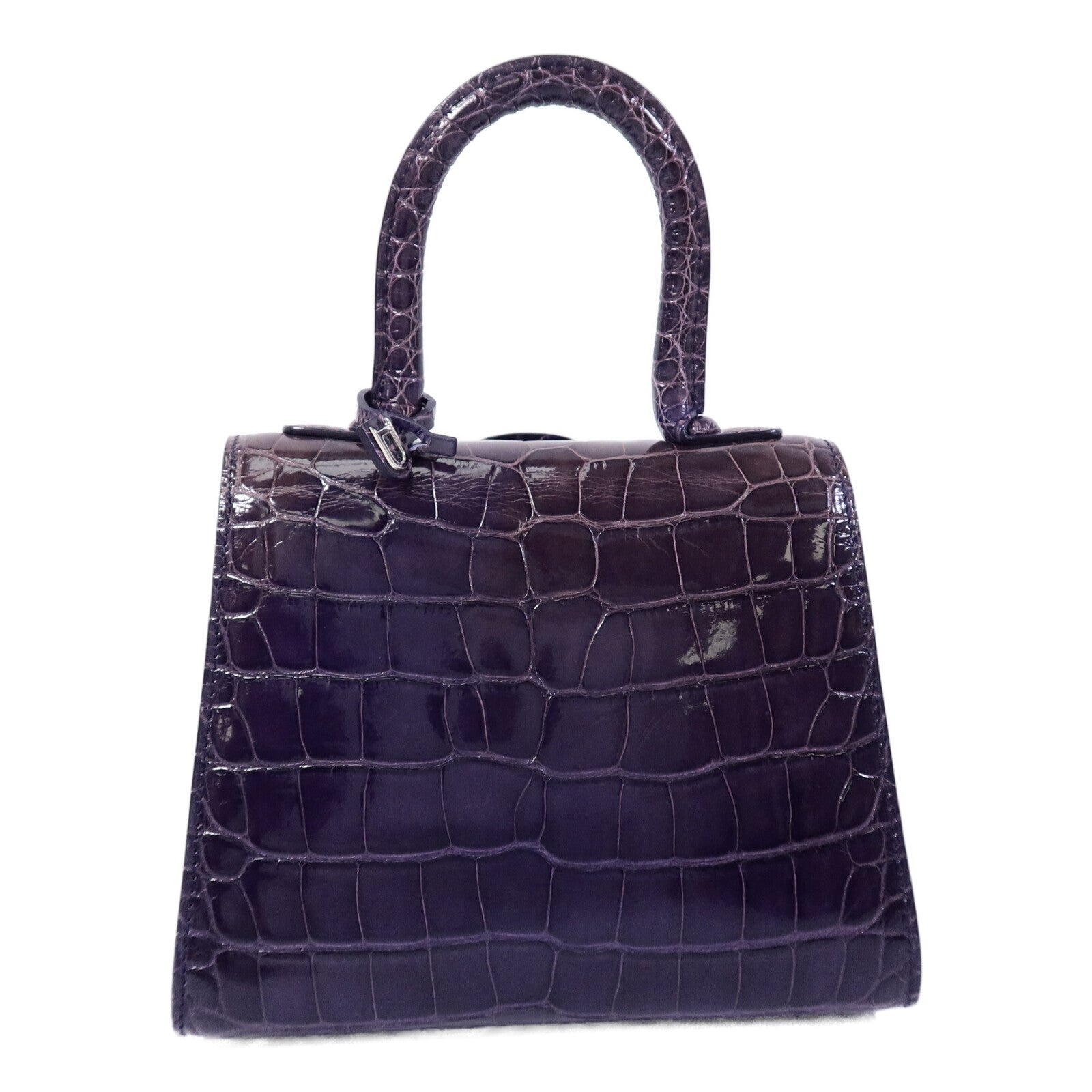 Delvaux 鱷魚皮革Brillant Mini手挽肩背兩用袋