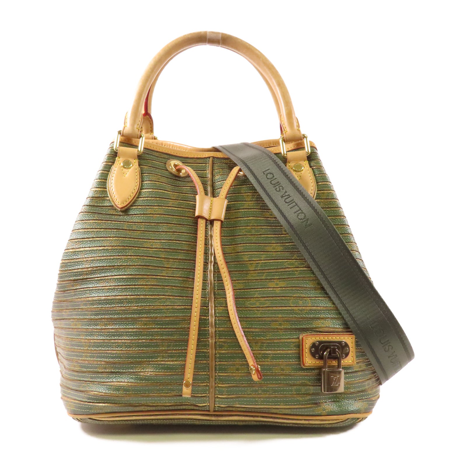LOUIS VUITTON LV GHW Eden Neo 2 Way Bag M40355 Monogram Eden Green/Gold/Brown