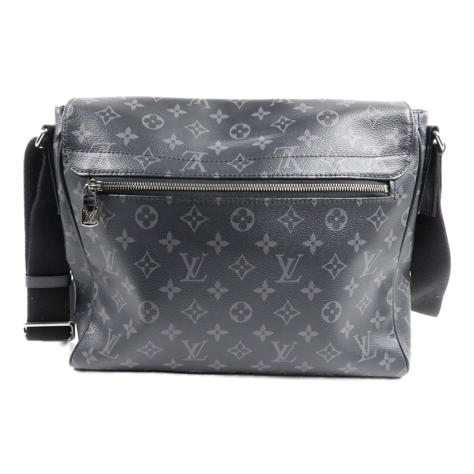 LOUIS VUITTON Monogram Eclipse District MM NM肩背袋