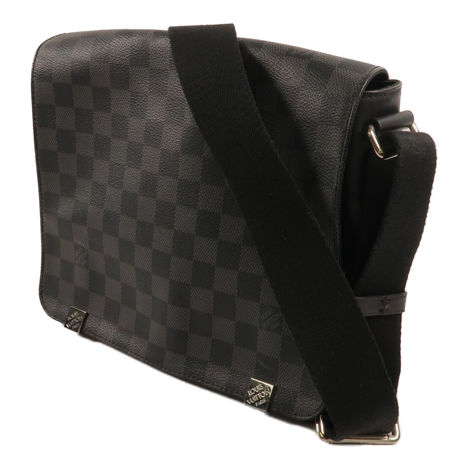 LOUIS VUITTON Damier Graphite Distrist PM肩背袋