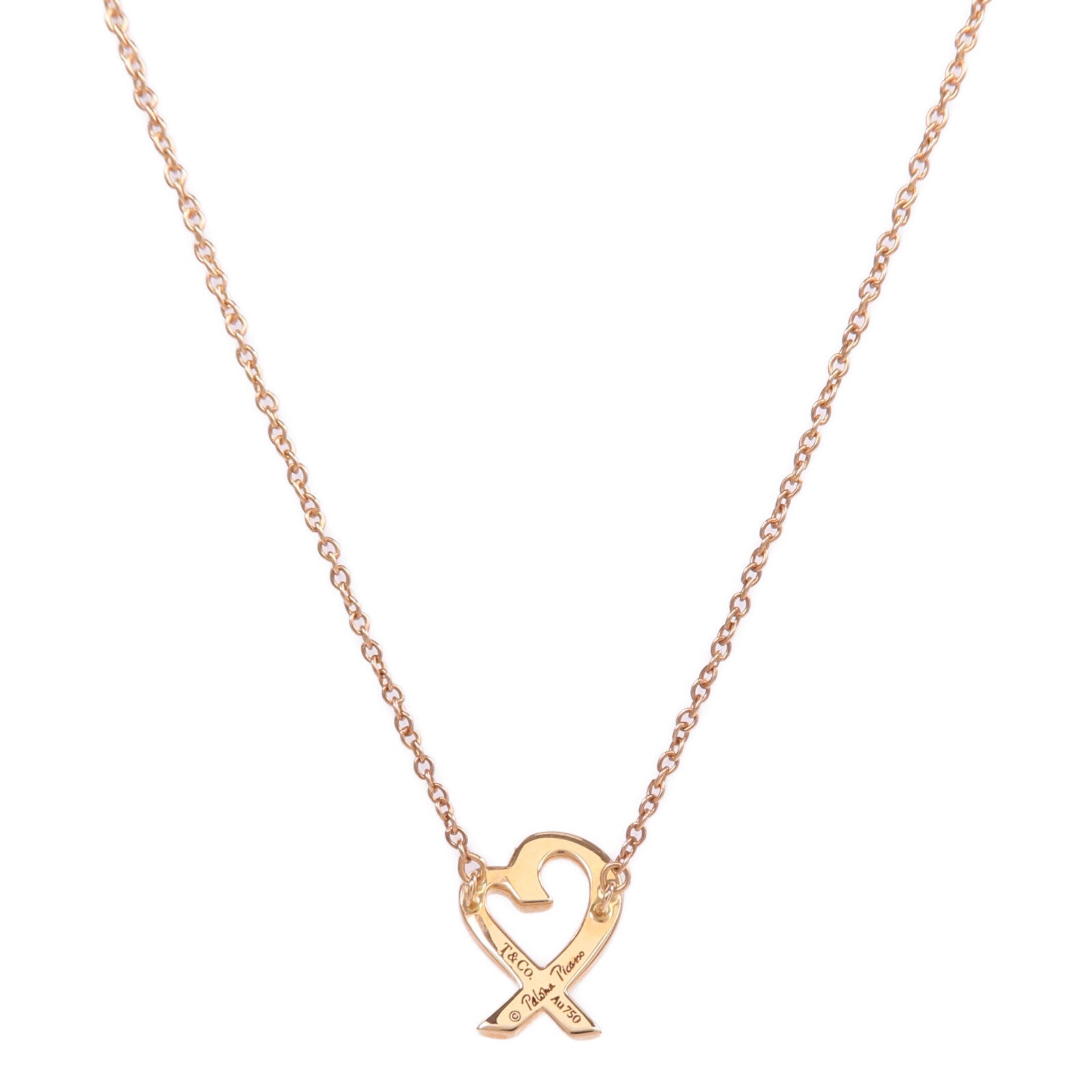 TIFFANY&CO 18K玫瑰金Paloma Picasso Necklace18K玫瑰金