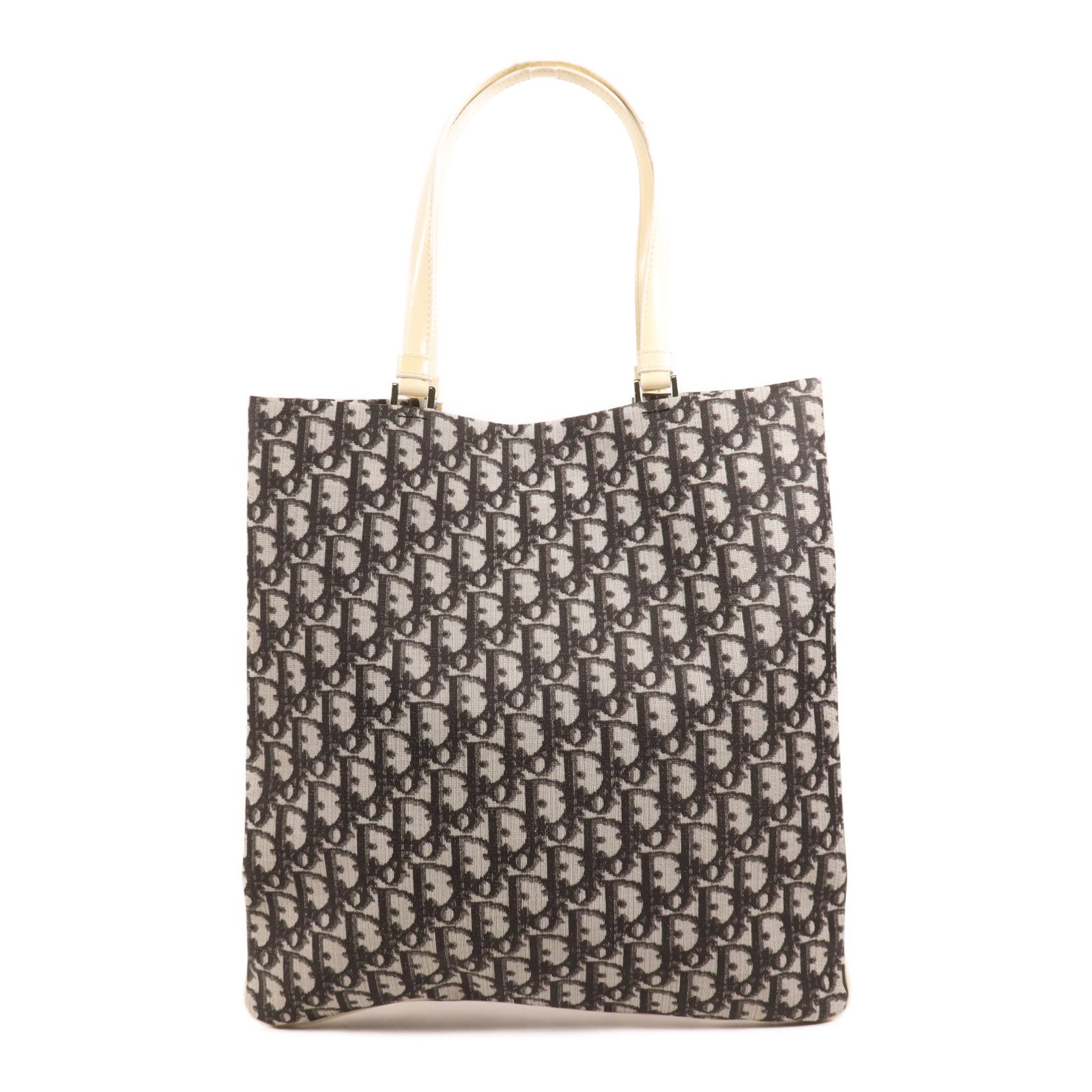 Dior 塗層帆布Tote Bag銀扣手挽袋