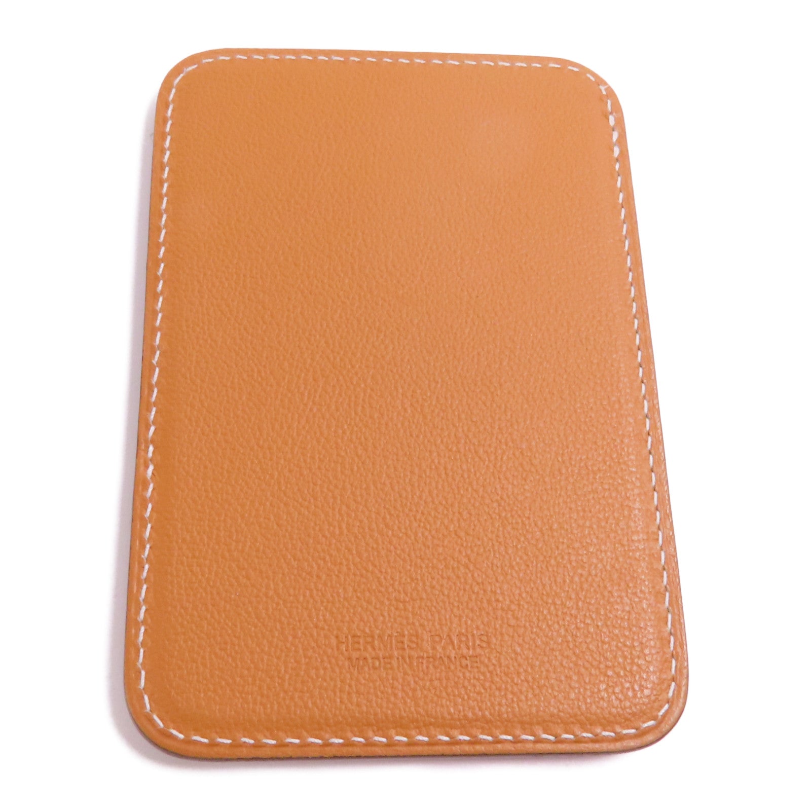 HERMES 【萬聖節商品】Swift皮革Horse MagSafe Card Holder卡夾Gold