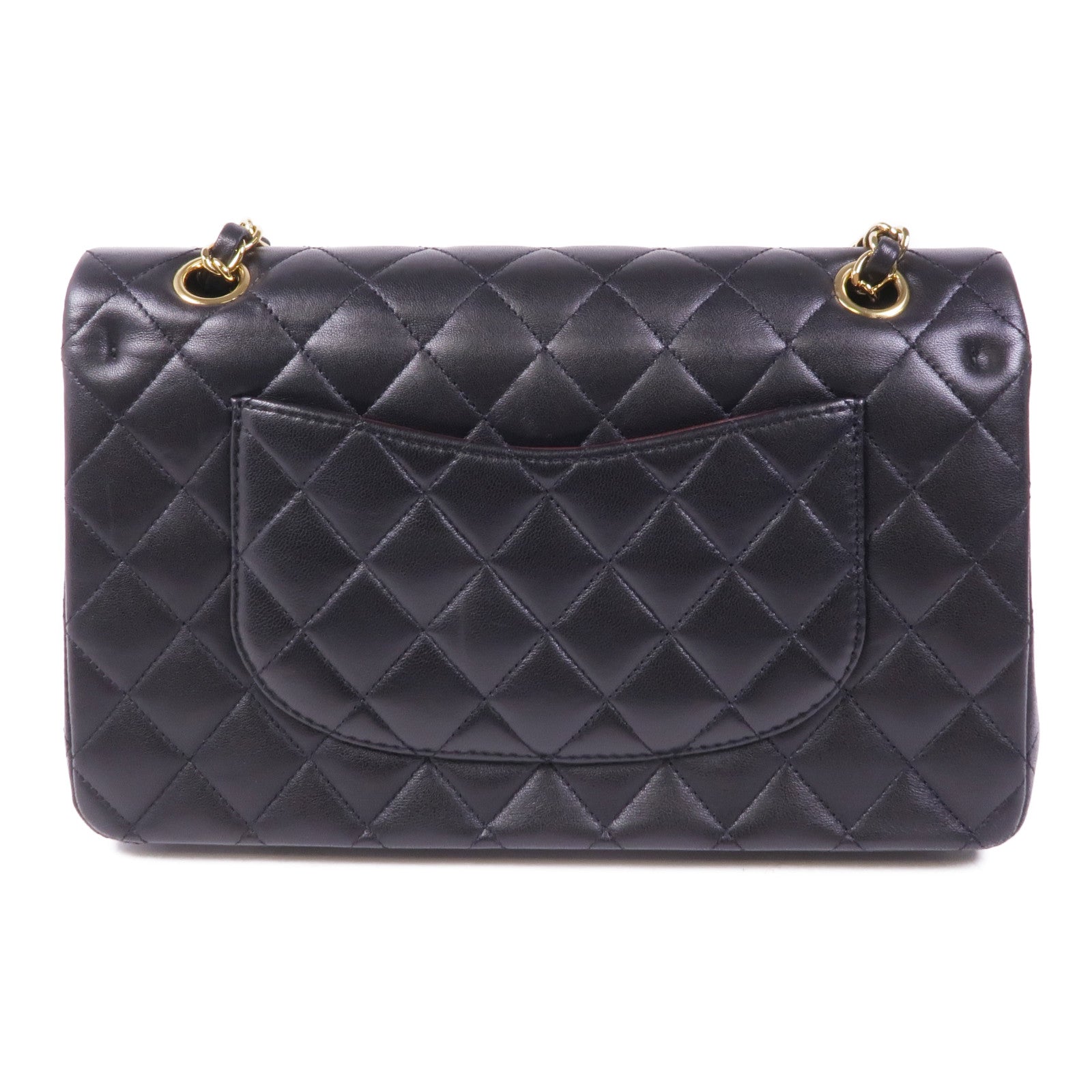 CHANEL 羊皮皮革Classic 25金扣鏈帶肩背袋