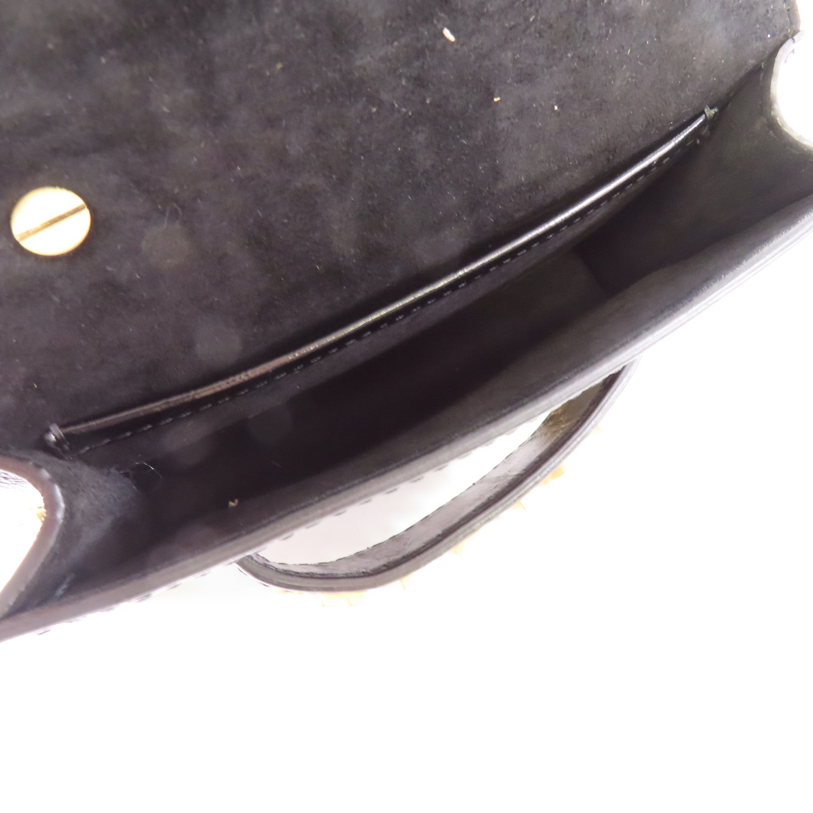 Dior CD GHW J'ADior Chain Shoulder Bag Calfskin Leather Black