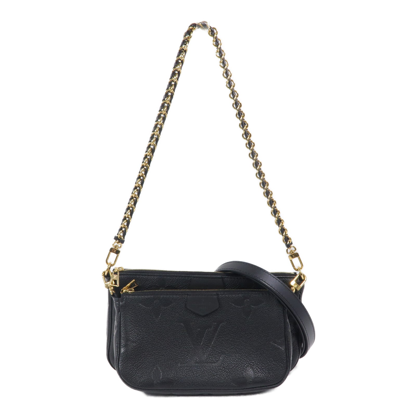 LOUIS VUITTON Monogram Empreinte Multi Pochette Accessoires手挽肩背兩用袋