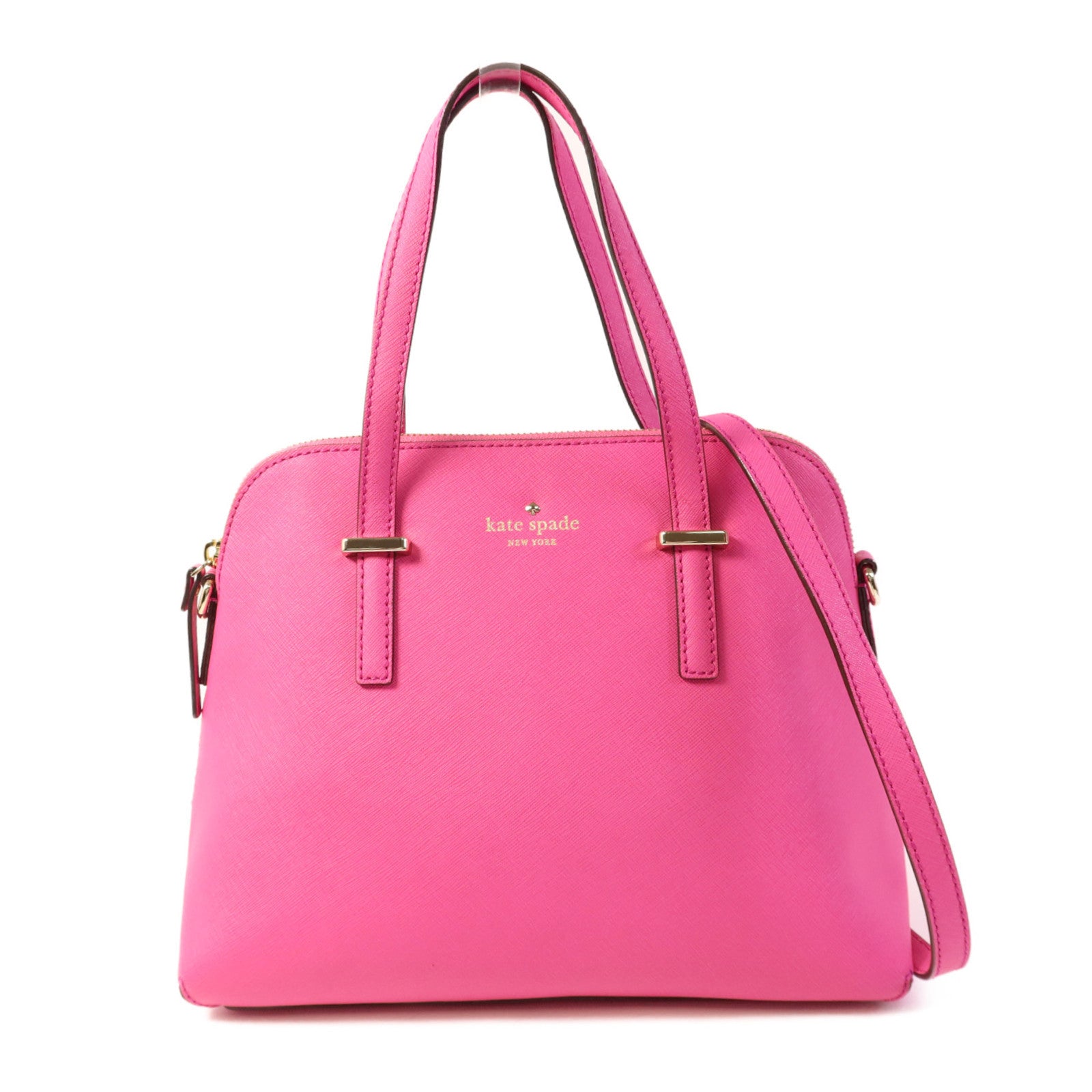 Kate Spade 皮革2 Way Shoulder金扣手挽肩背兩用袋