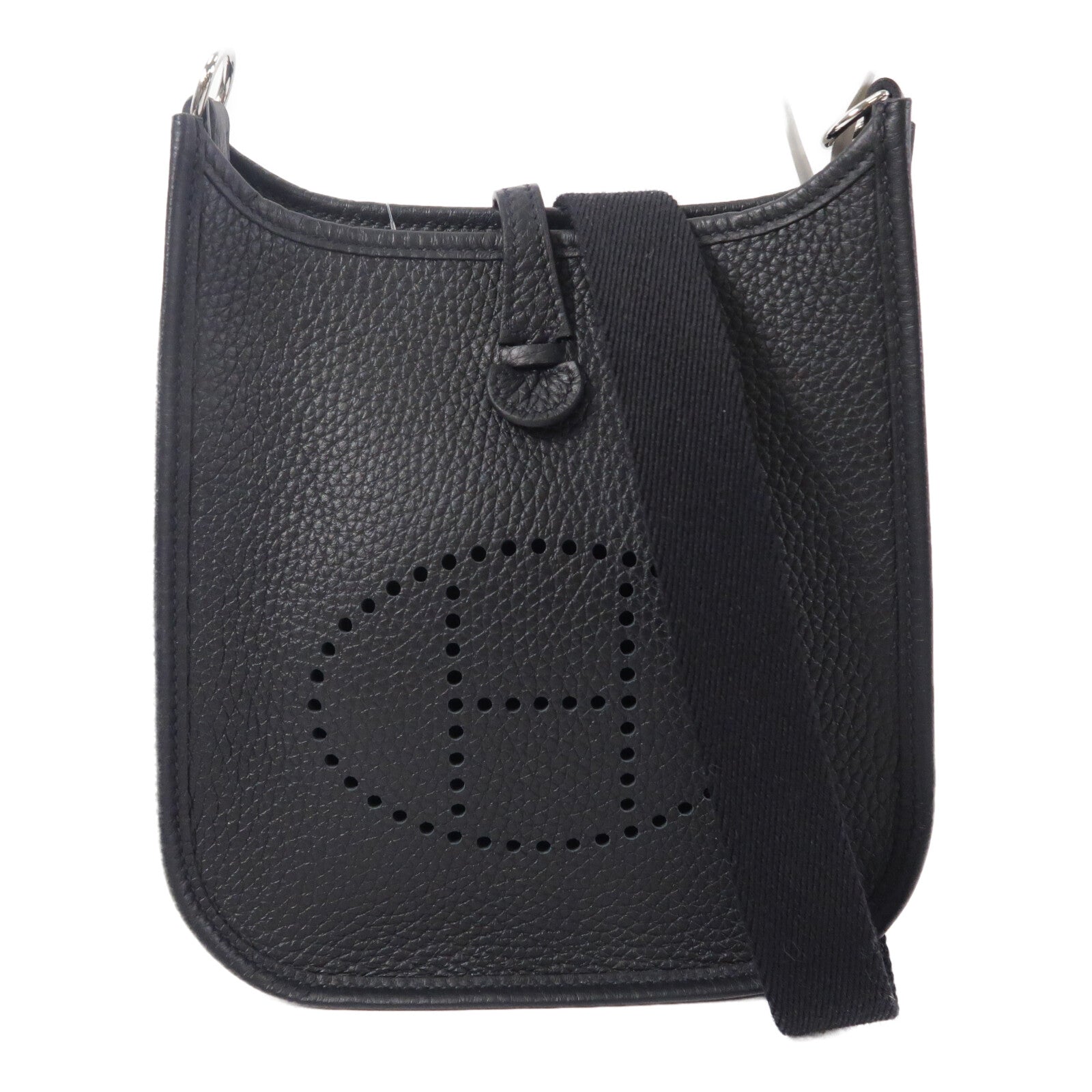 HERMES Clemence皮革Evelyne TPM肩背袋Noir