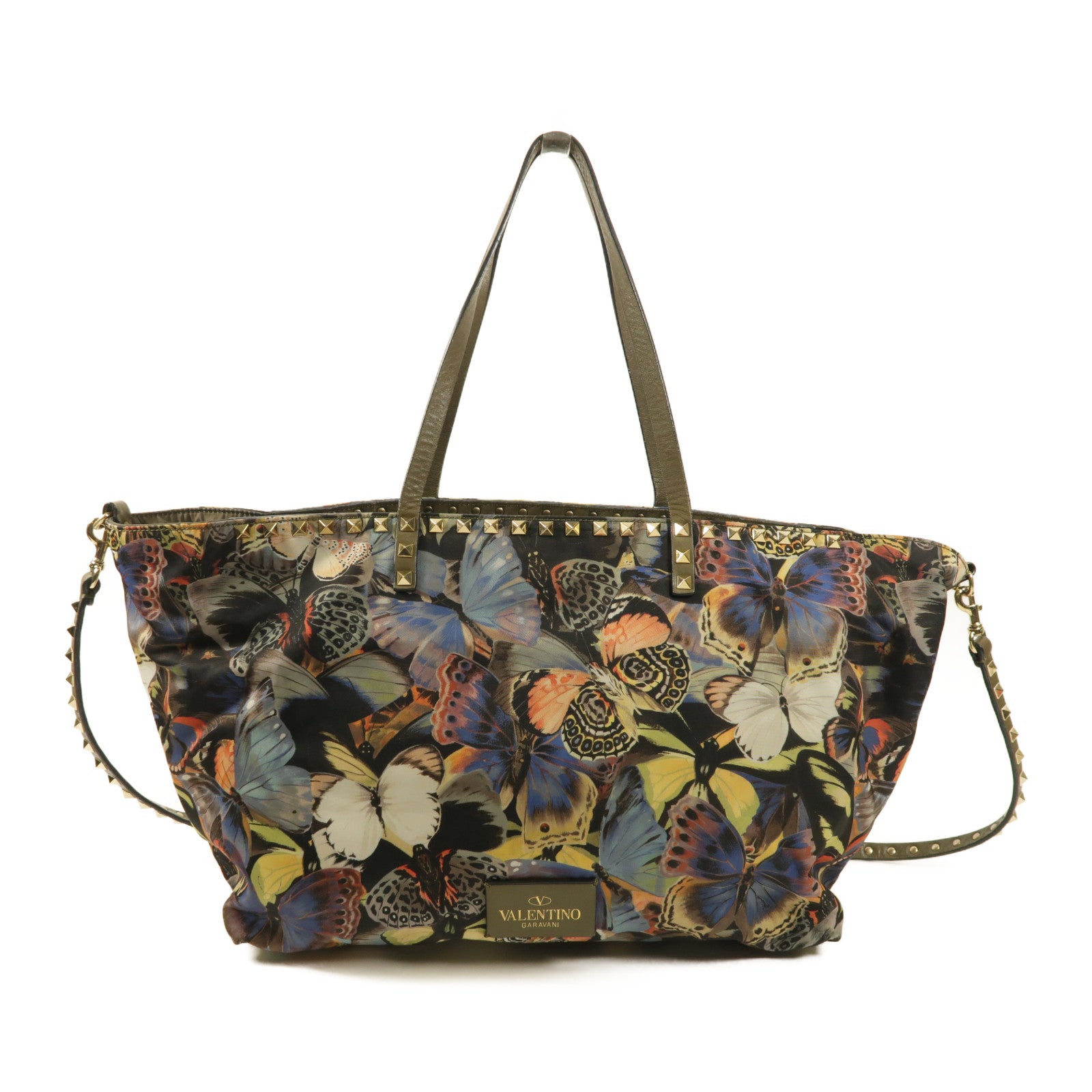 Valentino 尼龍/帆布2 Way Bag手挽肩背兩用袋