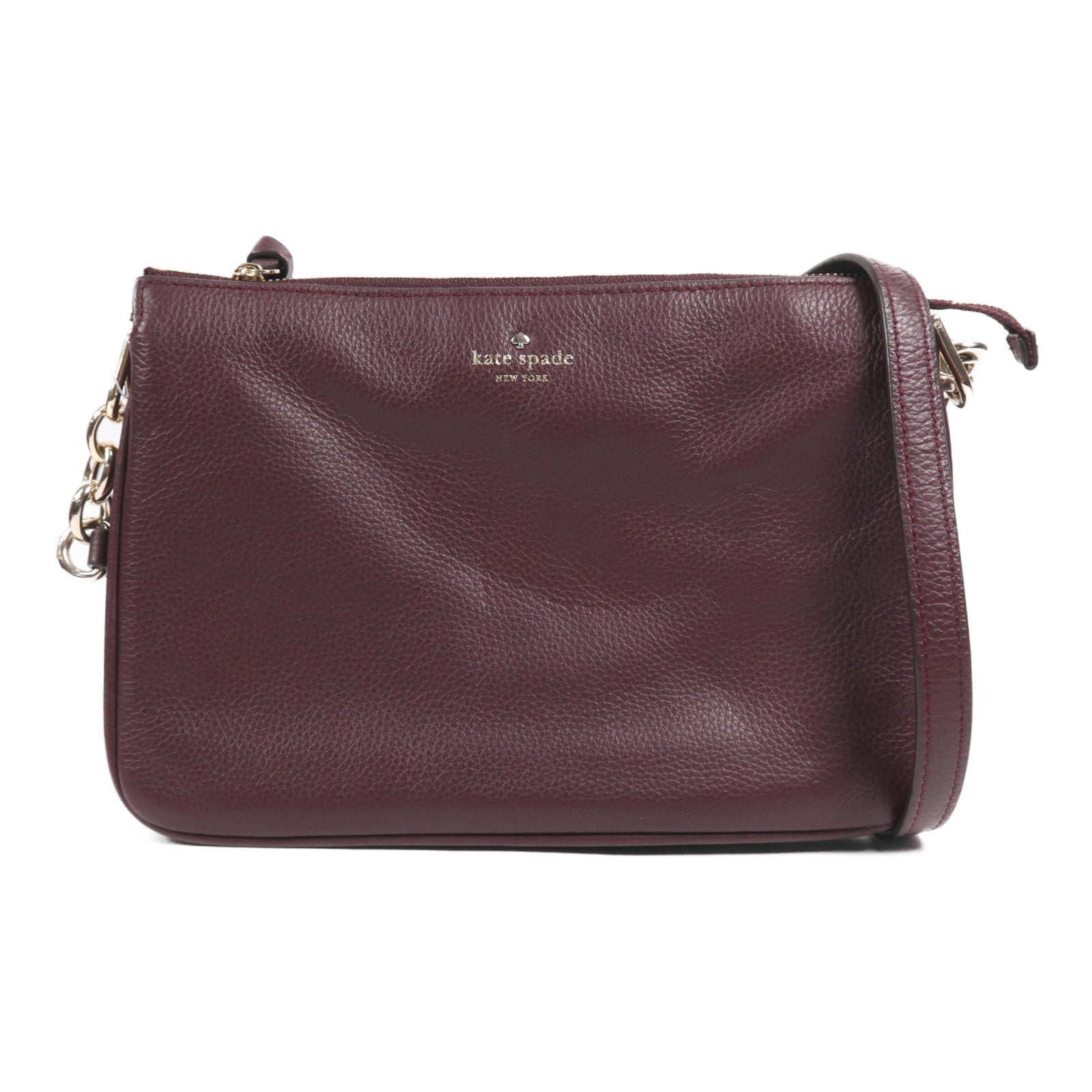 Kate Spade 【激減優惠】牛皮皮革Shoulder Bag金扣肩背袋