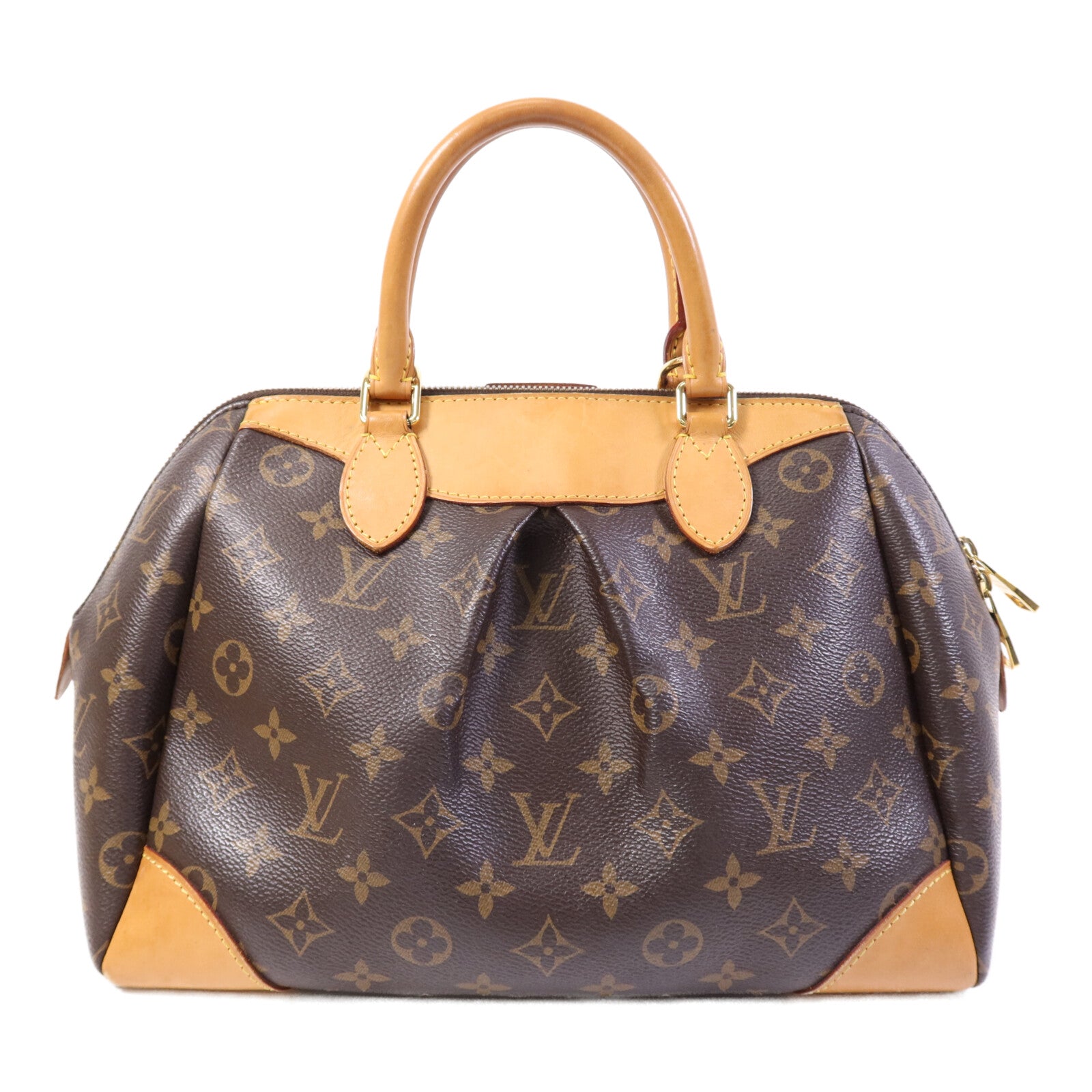 LOUIS VUITTON Monogram Canvas Segur金扣手挽肩背兩用袋