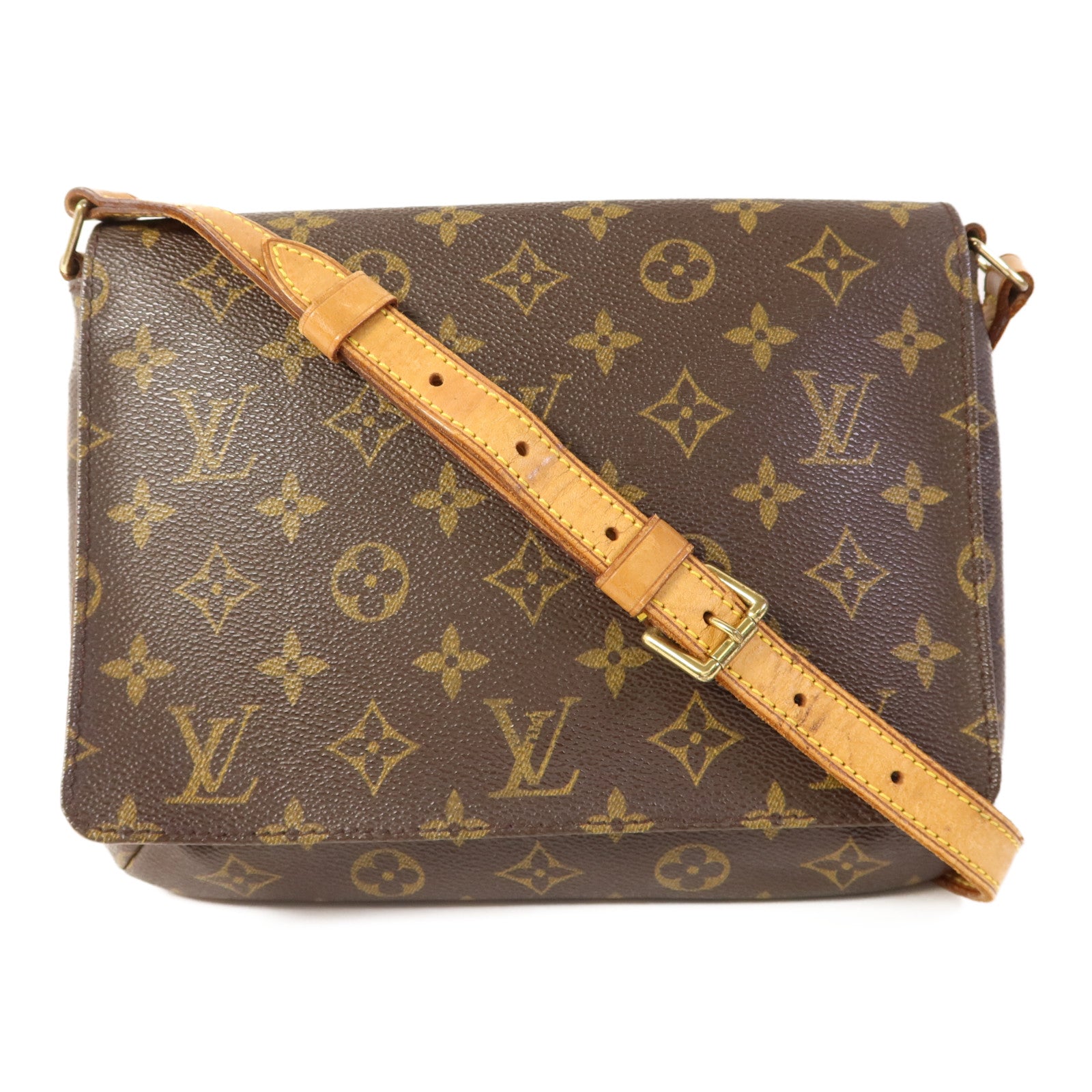 LOUIS VUITTON Monogram Musette金扣肩背袋