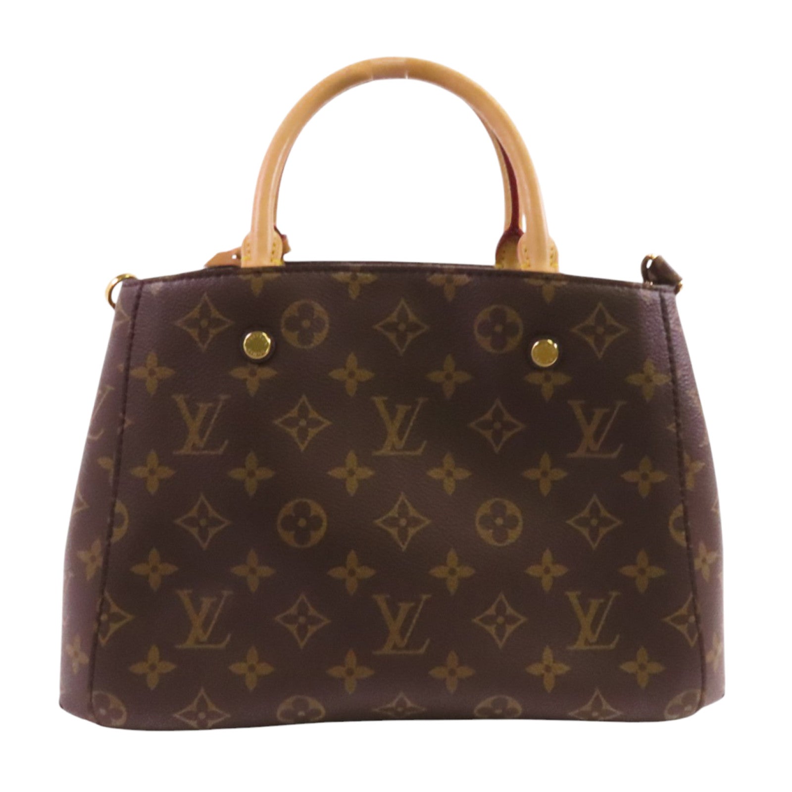 LOUIS VUITTON Monogram Montaigne BB金扣手挽肩背兩用袋