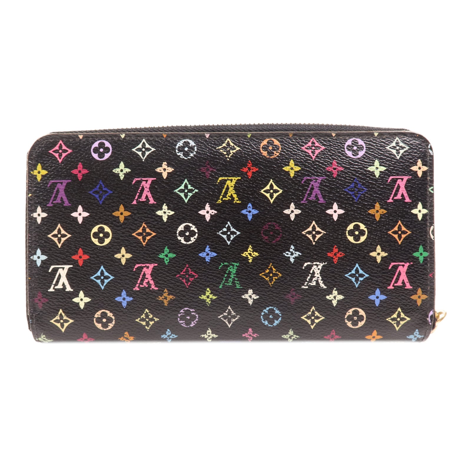 LOUIS VUITTON Monogram Multicolore Zipper Long Wallet金扣長錢包