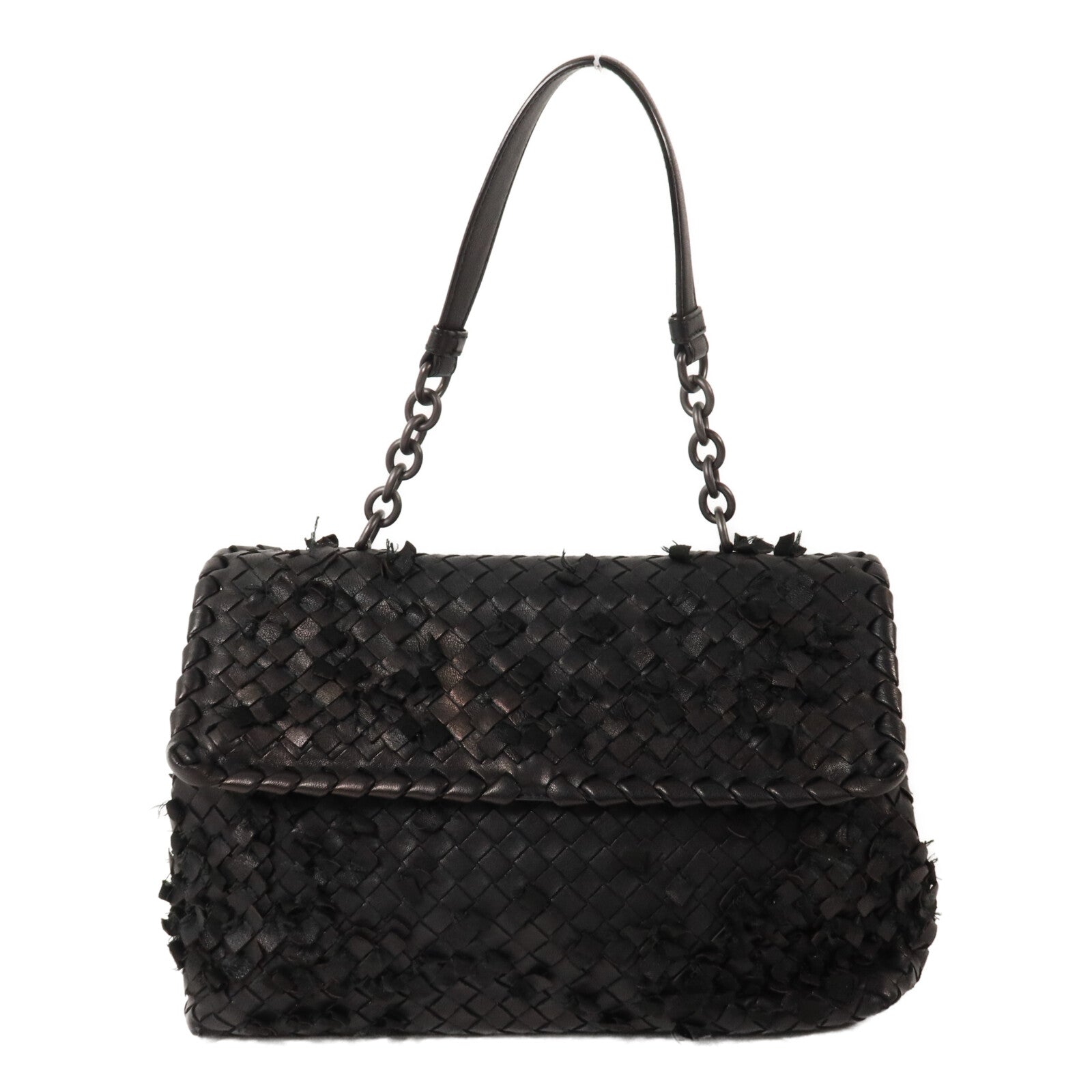 BOTTEGA VENETA 牛皮皮革Shoulder Bag鏈帶肩背袋