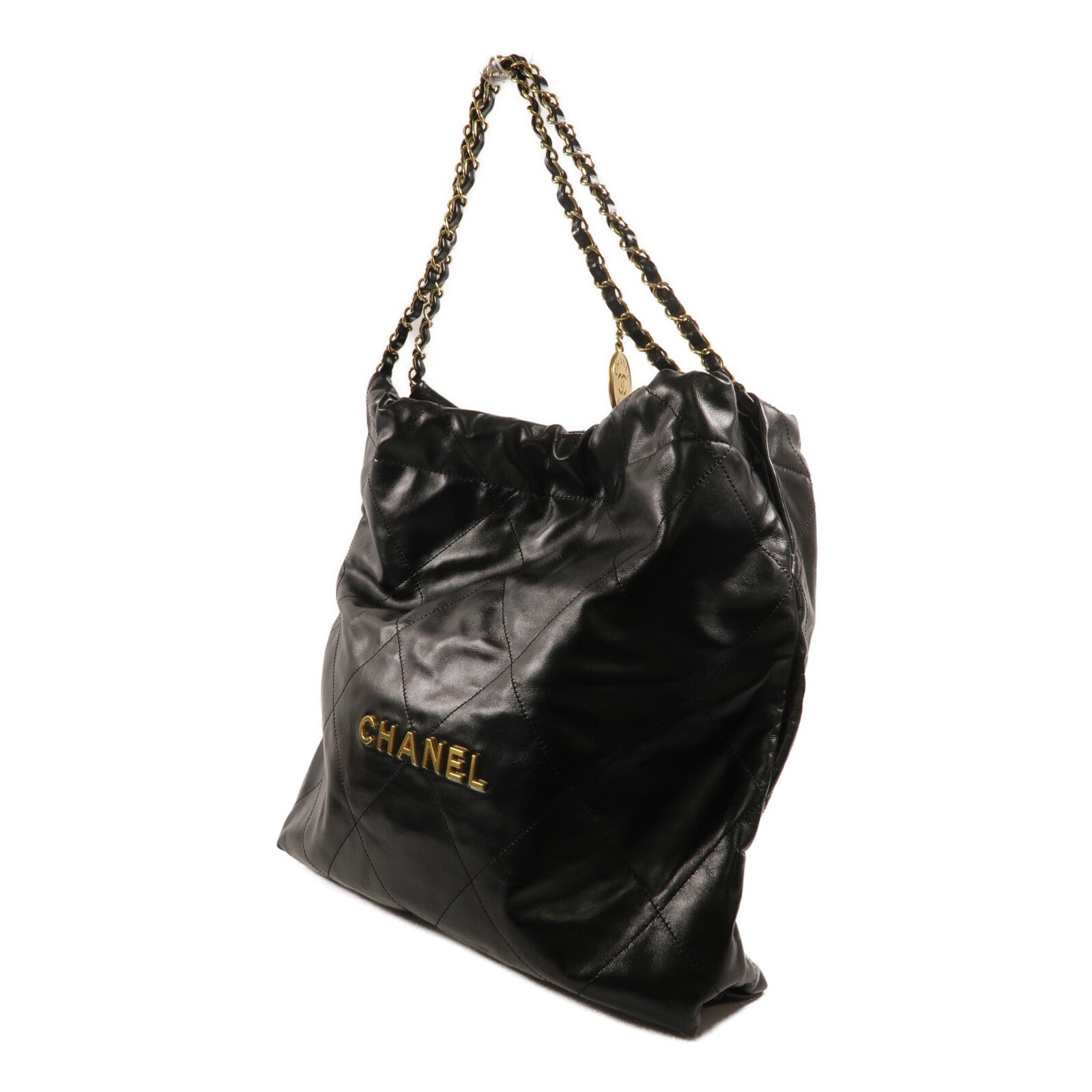 CHANEL 牛皮皮革Chanel 22 Medium鏈帶肩背袋