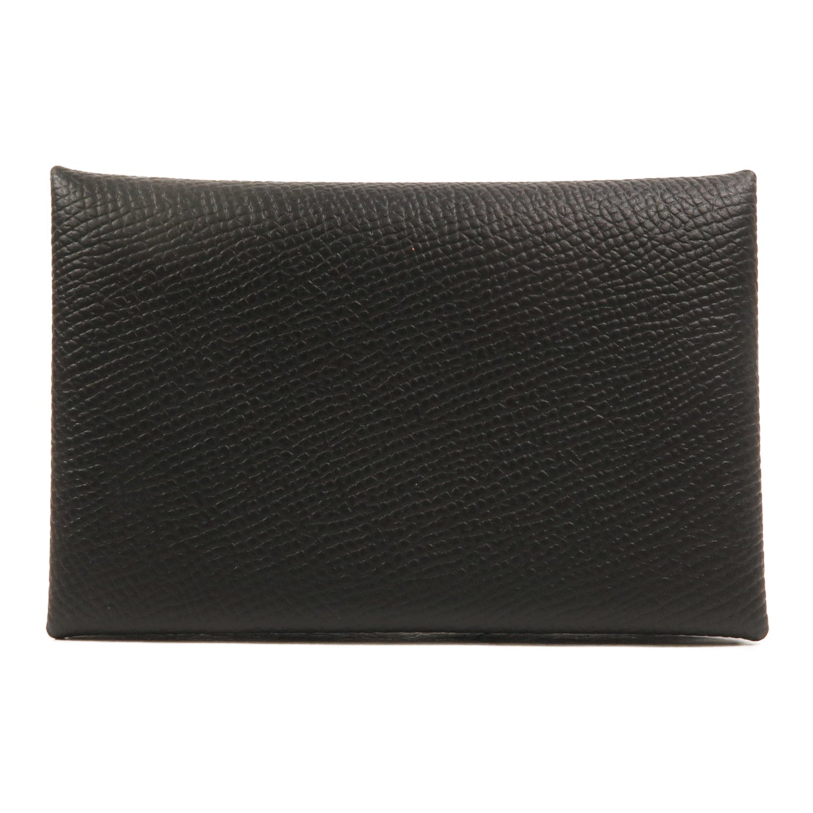 HERMES Epsom皮革Calvi卡片套Noir