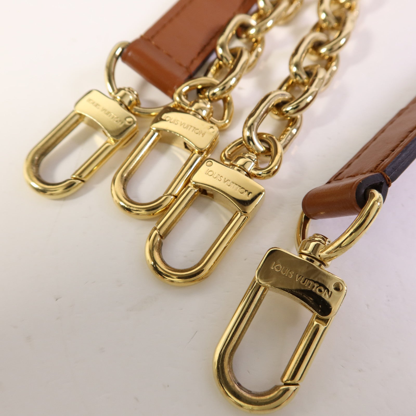 LOUIS VUITTON Monogram Reverse Loop Hobo金扣手挽肩背兩用袋棕色