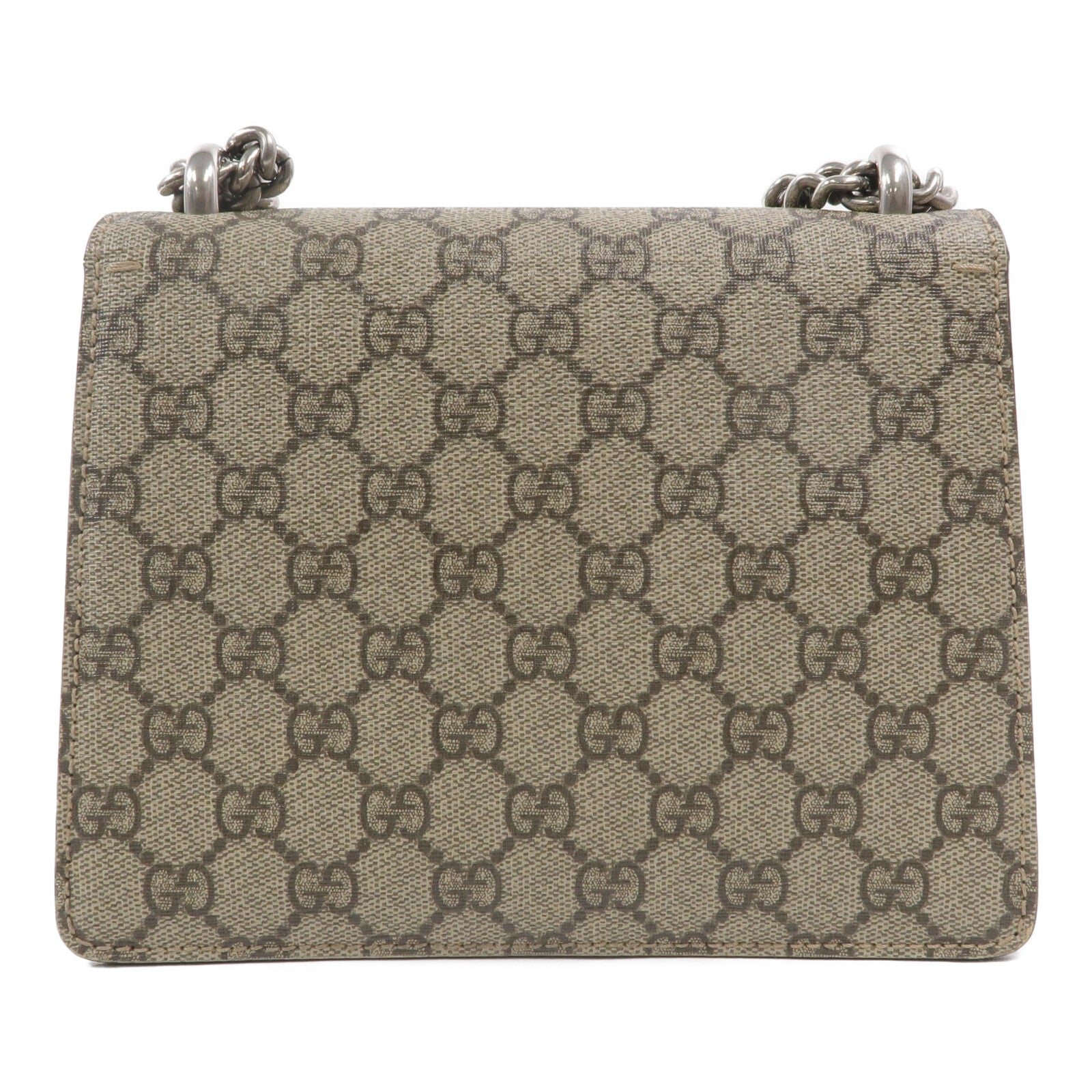 GUCCI 塗層帆布Mini Dionysus鏈帶肩背袋