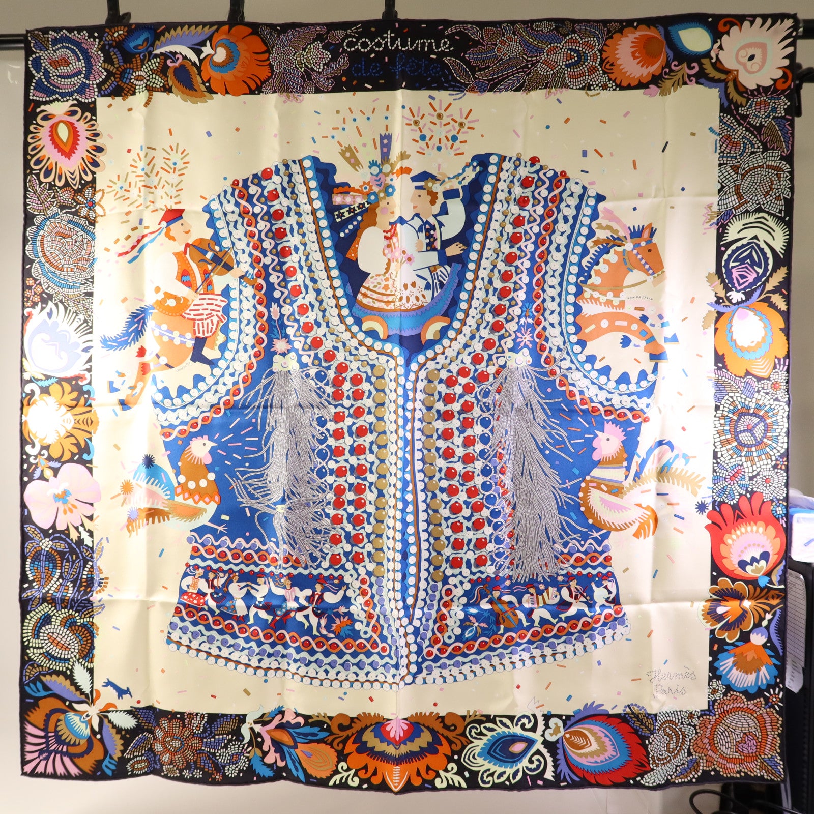 HERMES 絲質Scarf 90X90絲巾