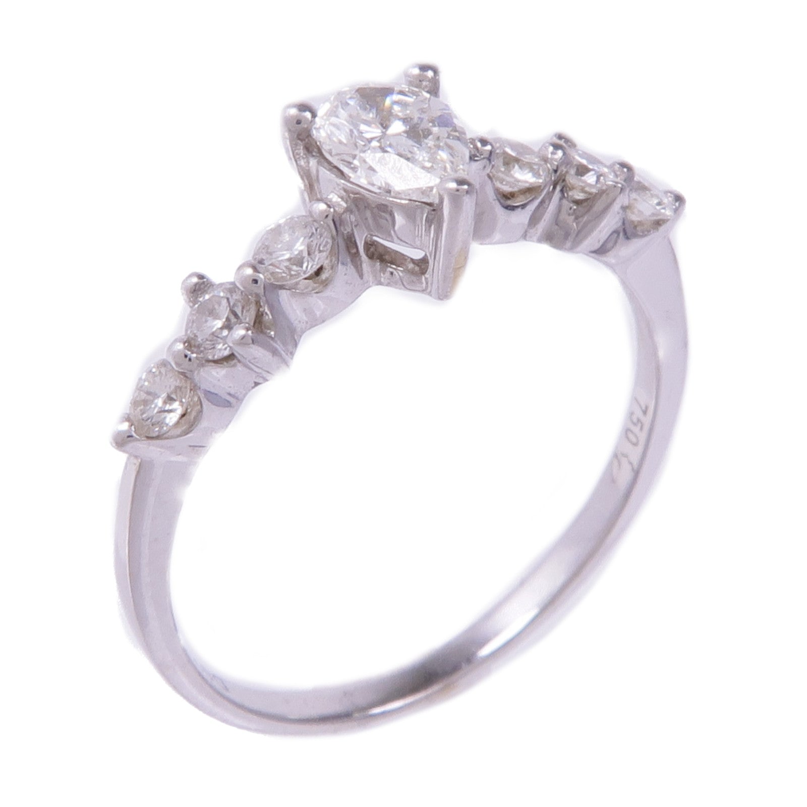 JEWELRY 18K白金Diamond Ring鑽石戒指US#5.75