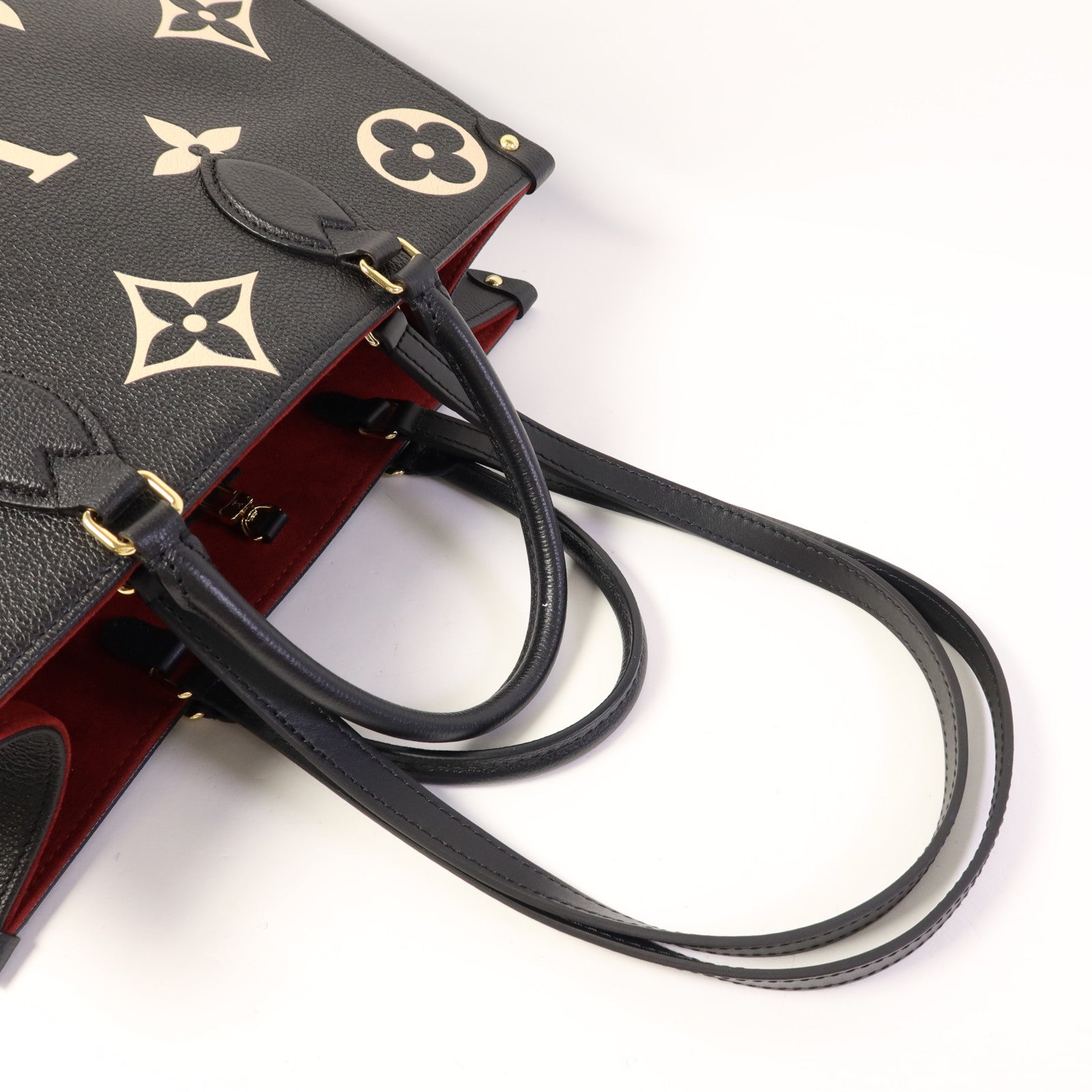LOUIS VUITTON Monogram Empreinte OnTheGO金扣手挽肩背兩用袋
