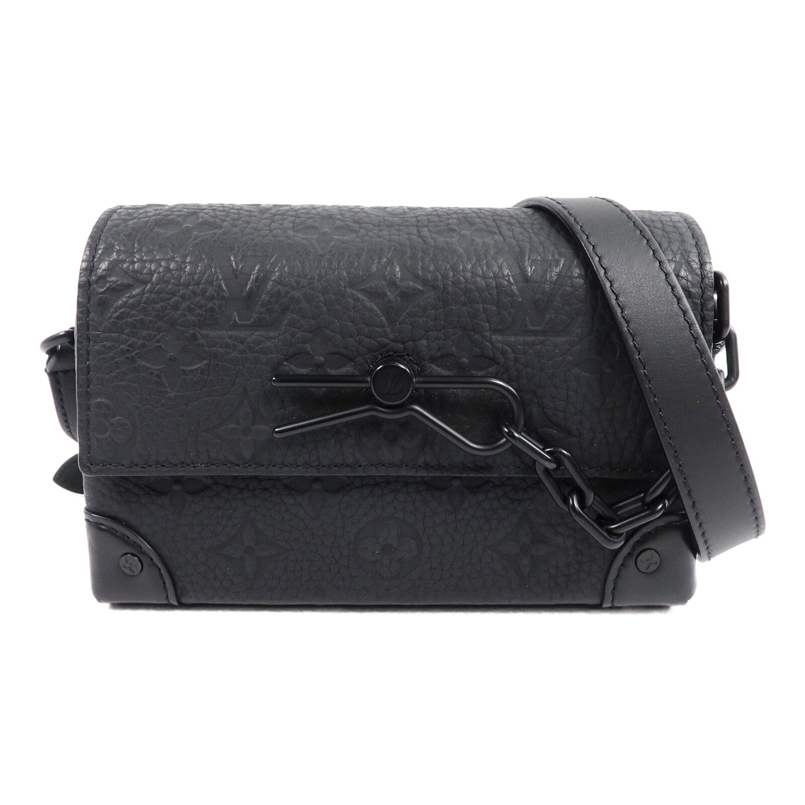 LOUIS VUITTON Monogram Taurillon Steamer Wearable Wallet肩背袋