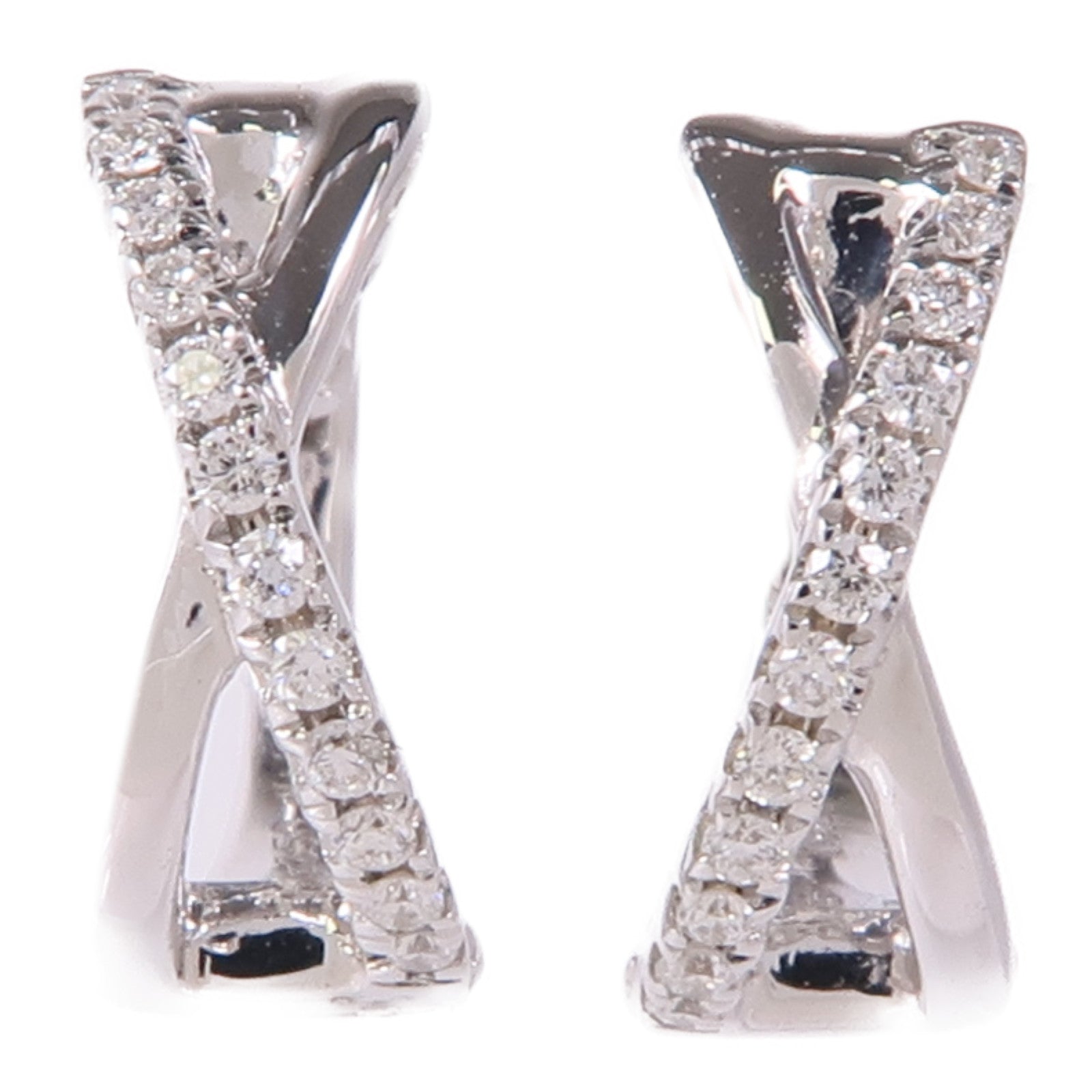 JEWELRY 18K白金Diamond Earrings鑽石耳環