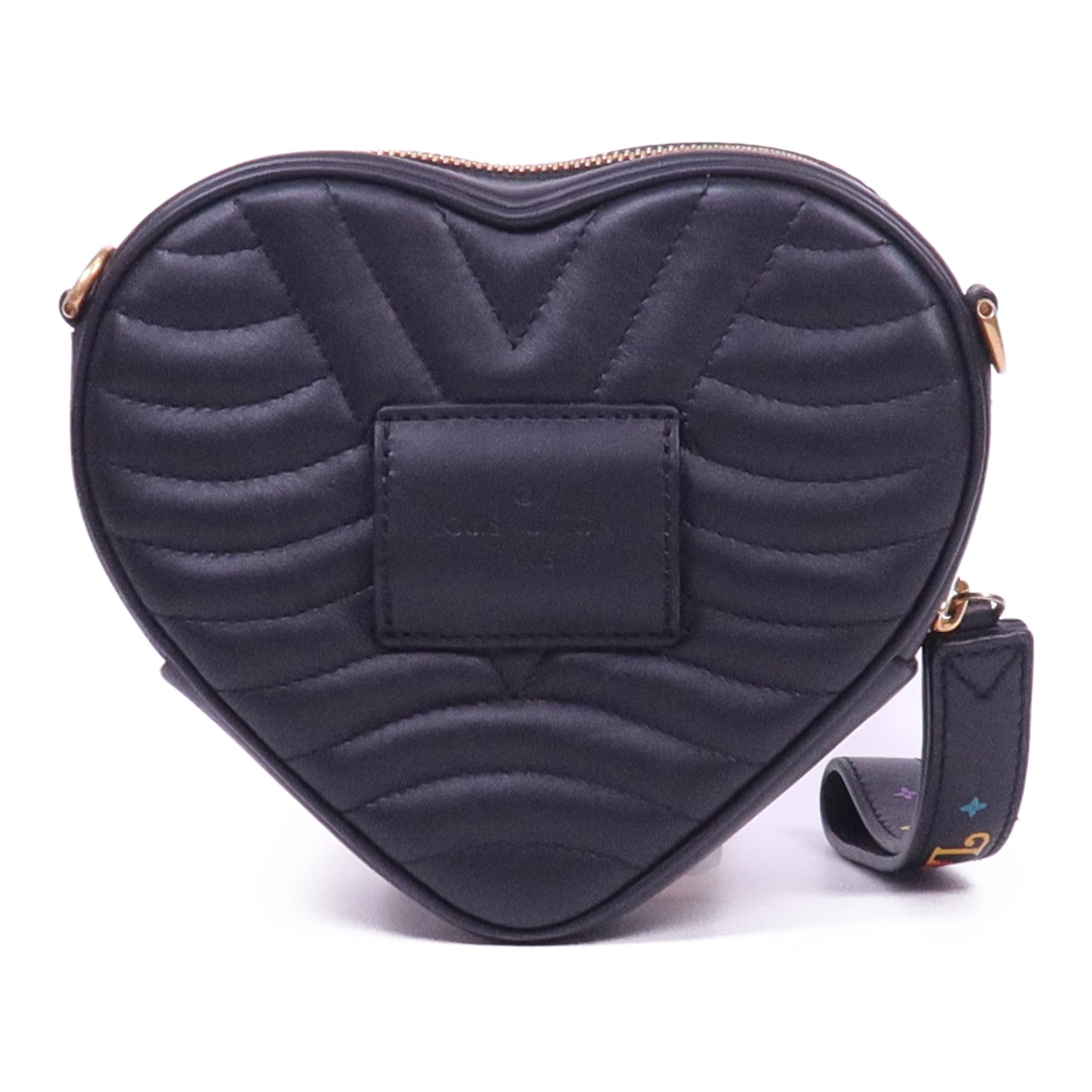 LOUIS VUITTON 牛皮皮革New Wave Heart Bag金扣肩背袋