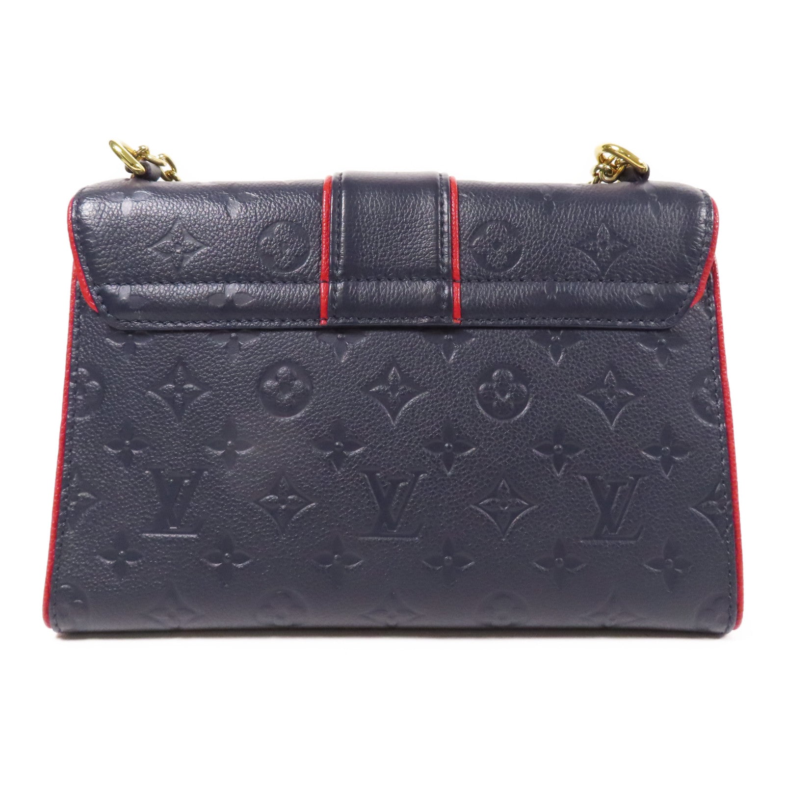 LOUIS VUITTON LV GHW Saint Sulpice Shoulder Bag M43394 Monogram Empreinte Navy